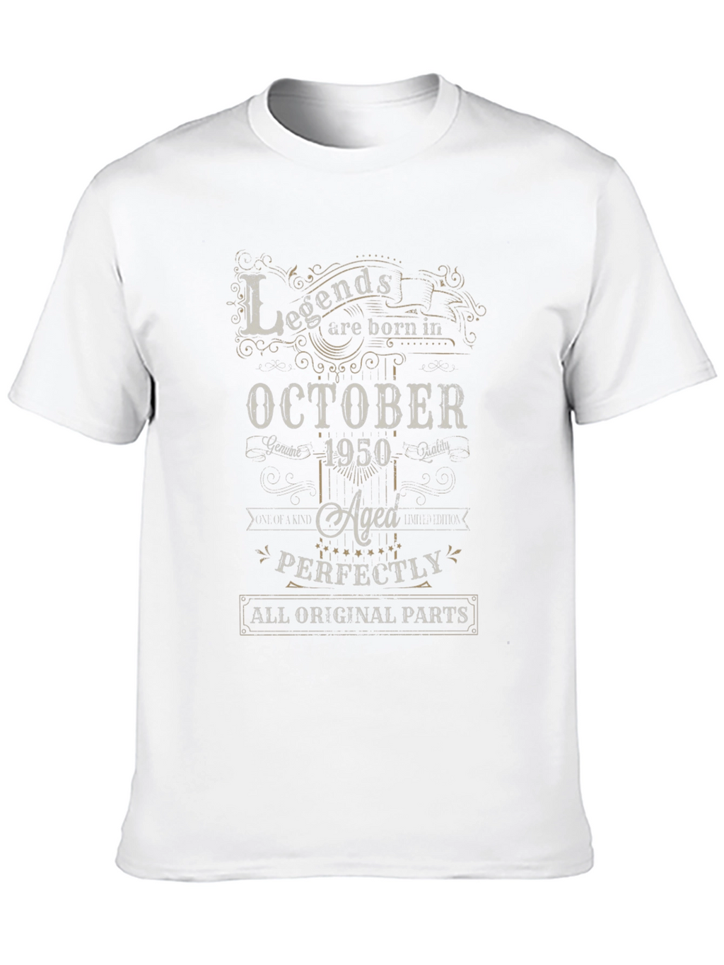 Legends Born in October 1950 T-Shirt