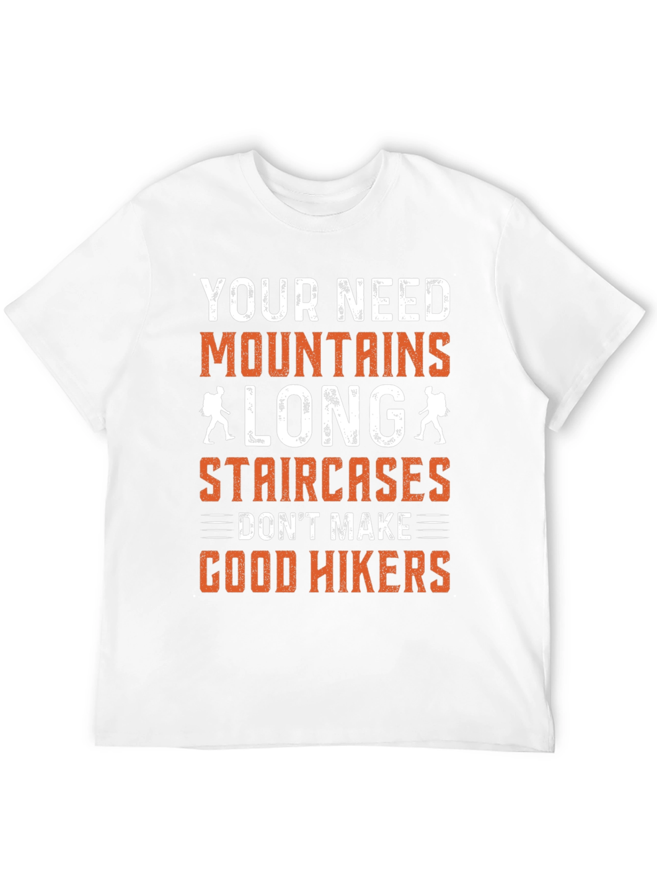 Mountains Long Staircases Hikers T-Shirt