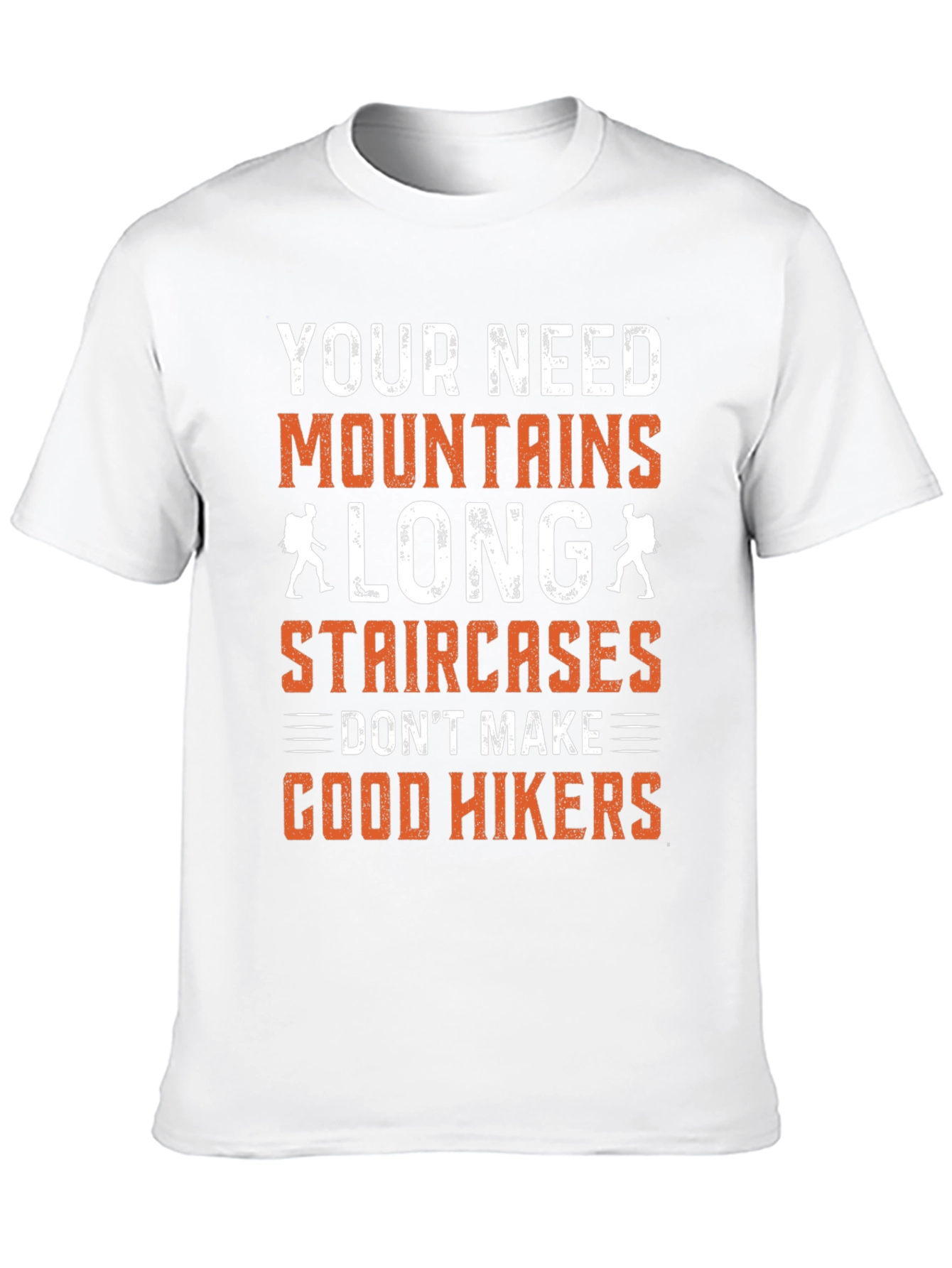 Mountains Long Staircases Hikers T-Shirt