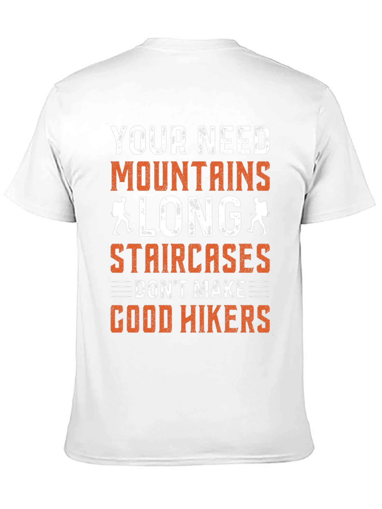 Mountains Long Staircases Hikers T-Shirt