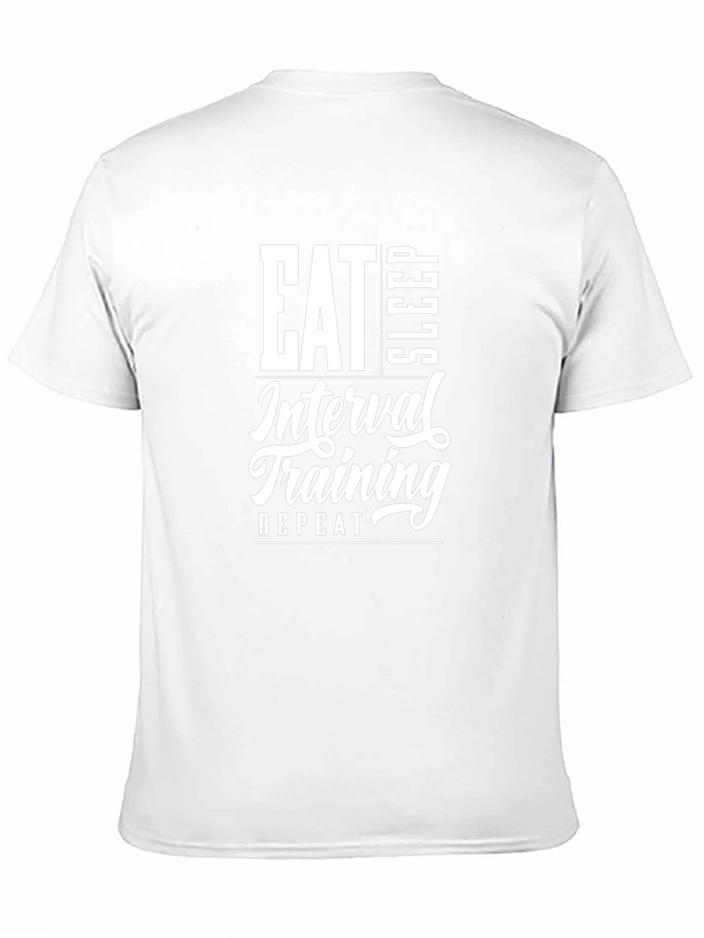 Eat Sleep Interval Training Repeat Black T-Shirt