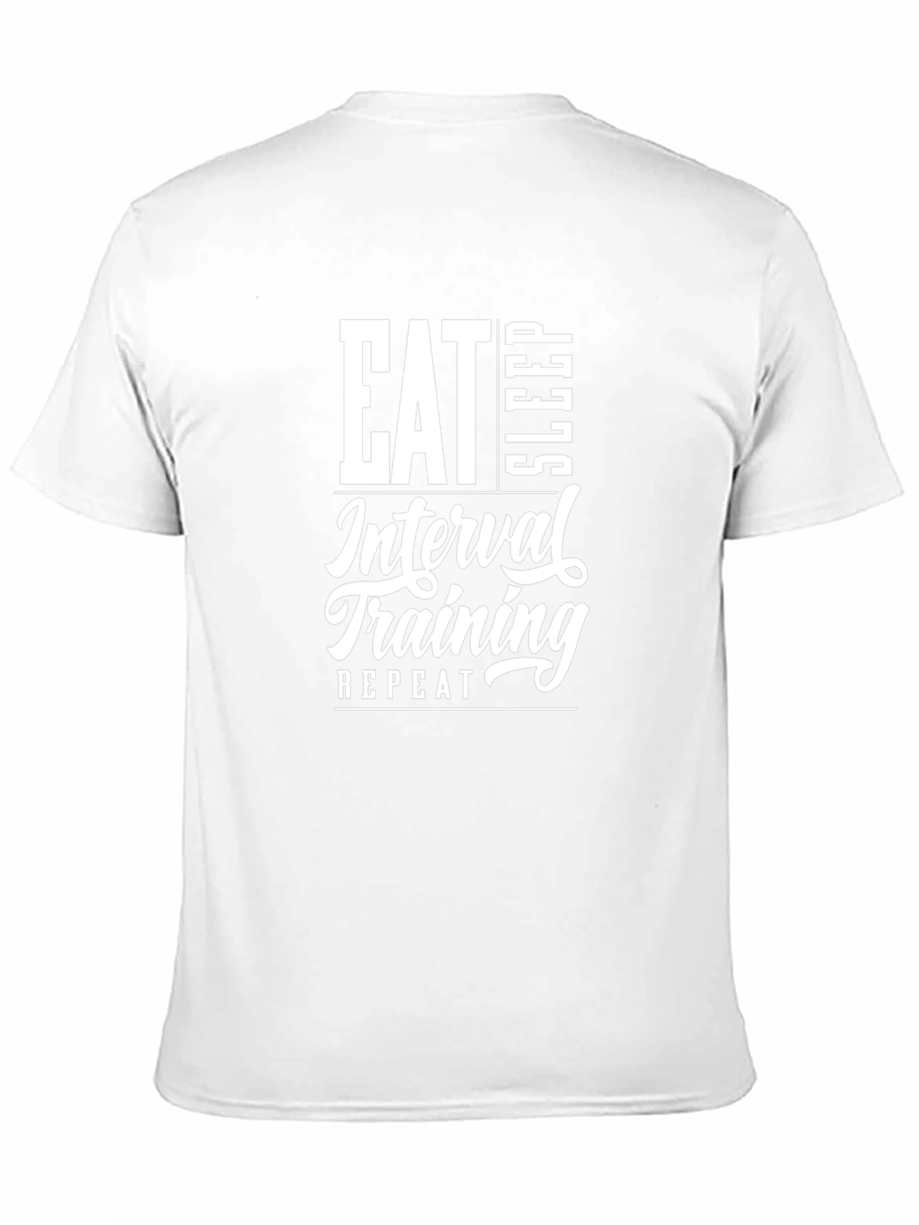 Eat Sleep Interval Training Repeat Black T-Shirt