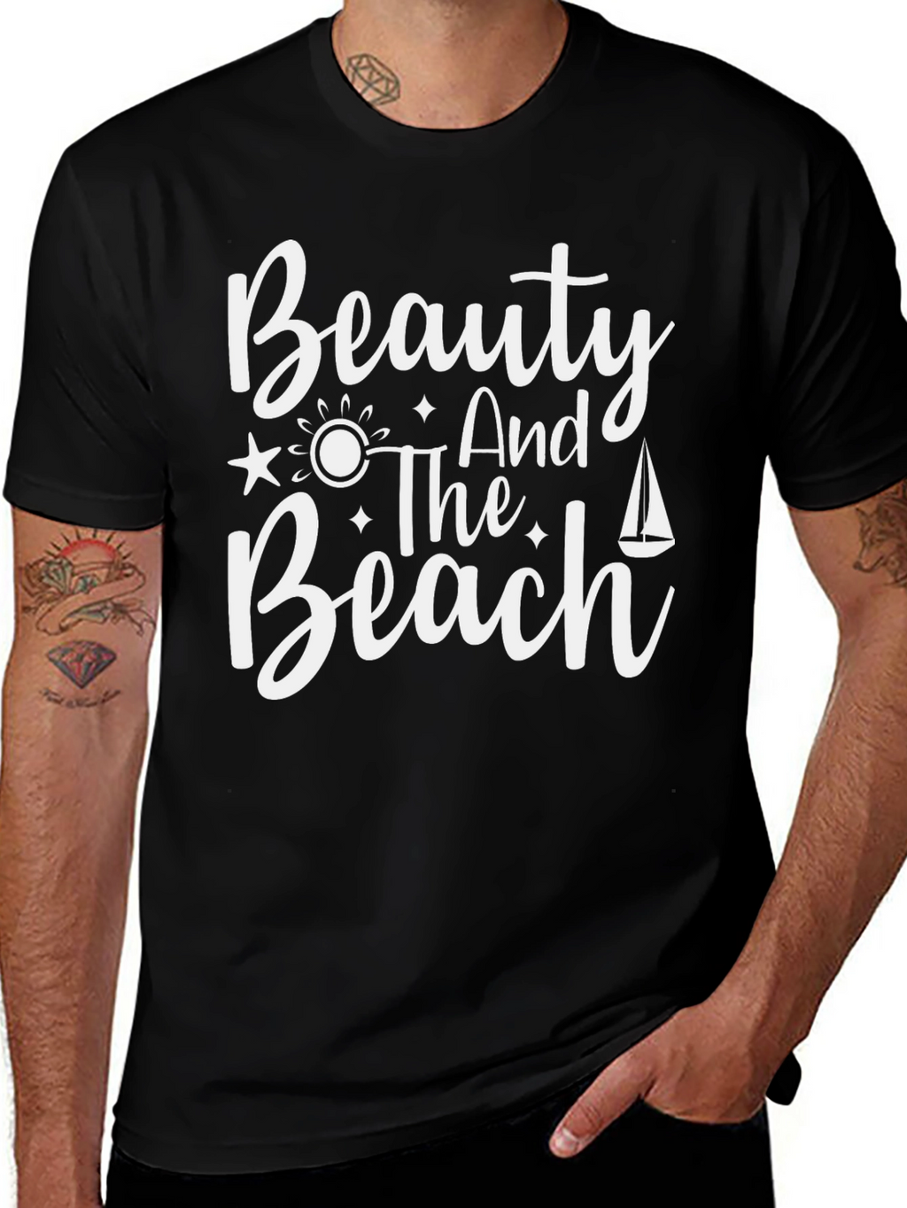 Beauty and the Beach Graphic Tee