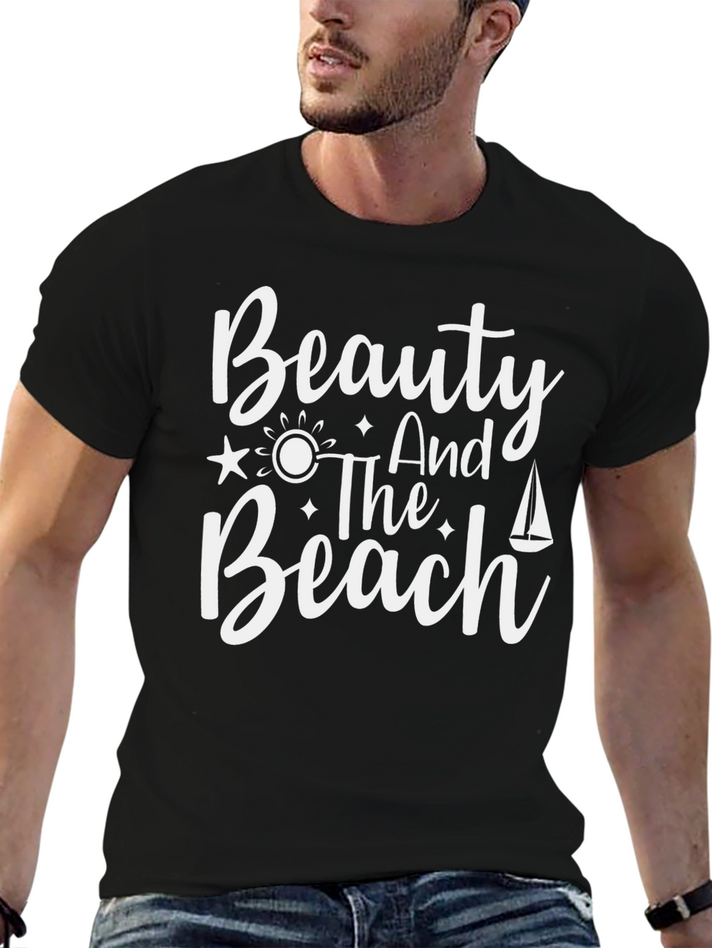 Beauty and the Beach Graphic Tee