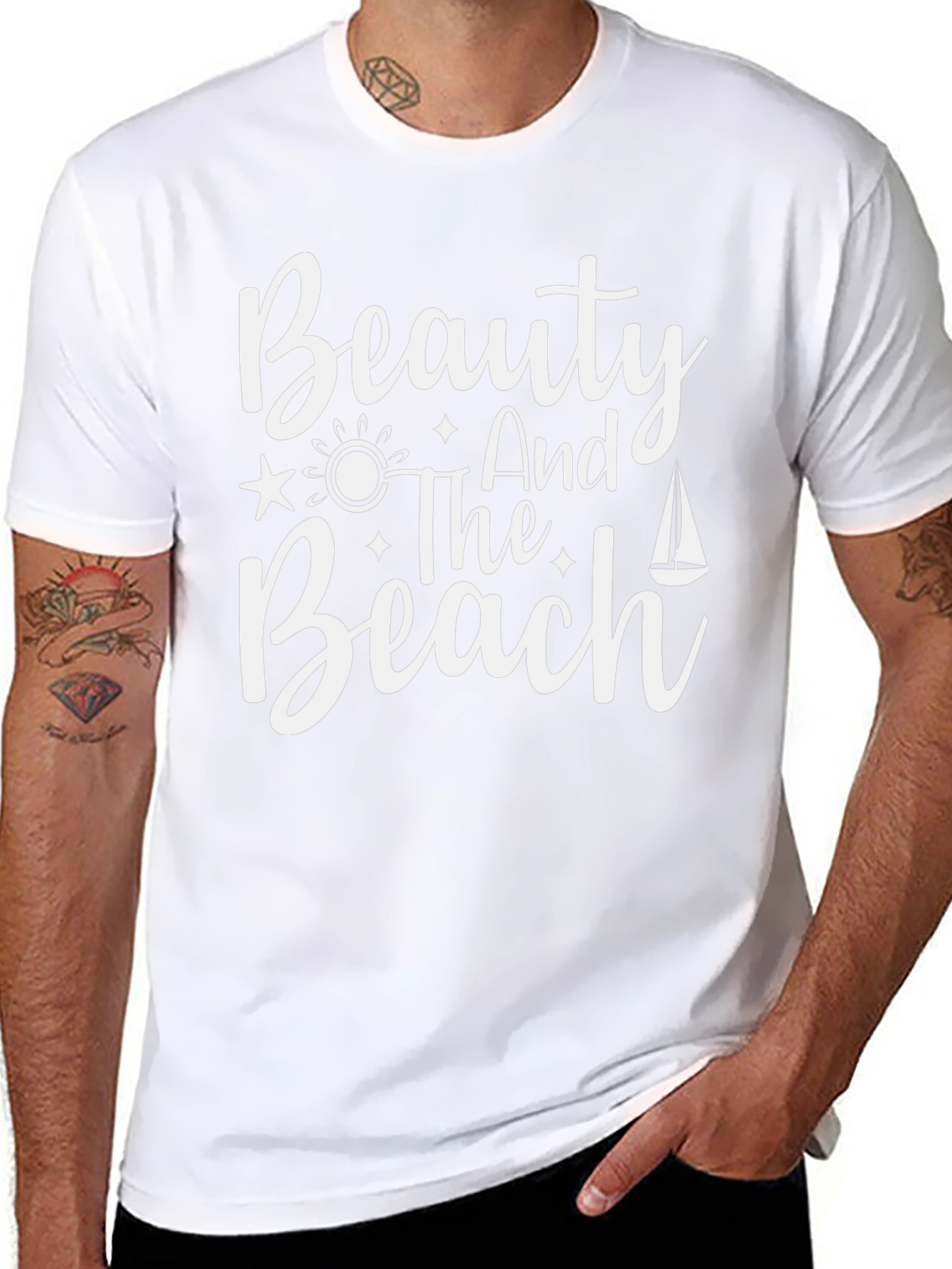 Beauty and the Beach Graphic Tee