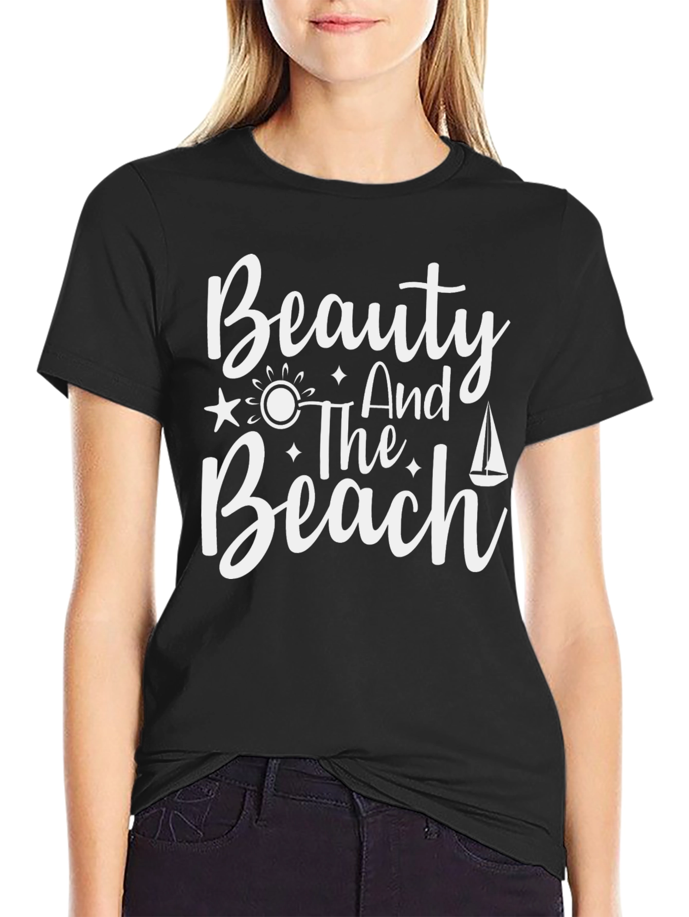 Beauty and the Beach Graphic Tee