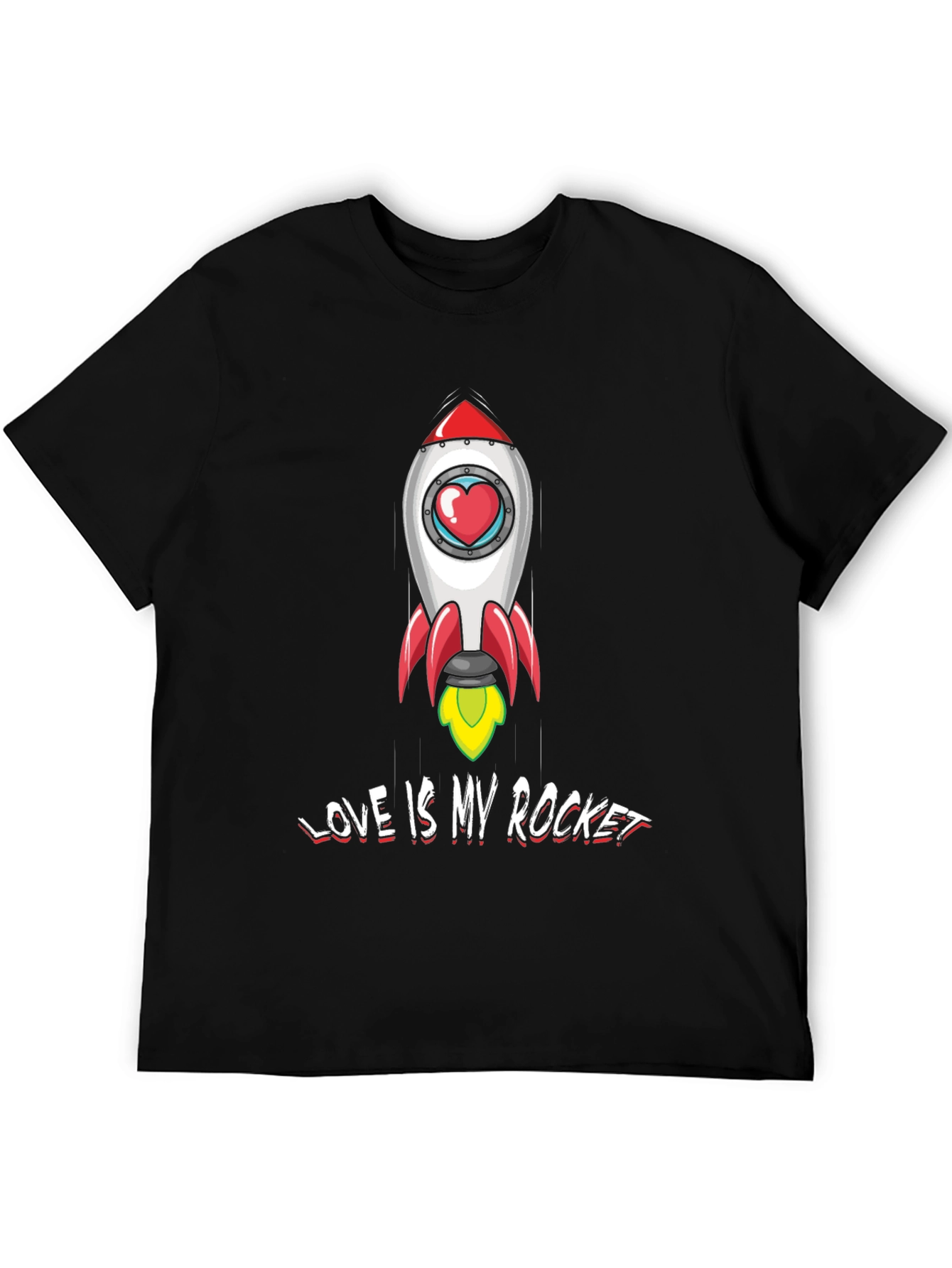 Love is My Rocket Graphic Tee - Unisex