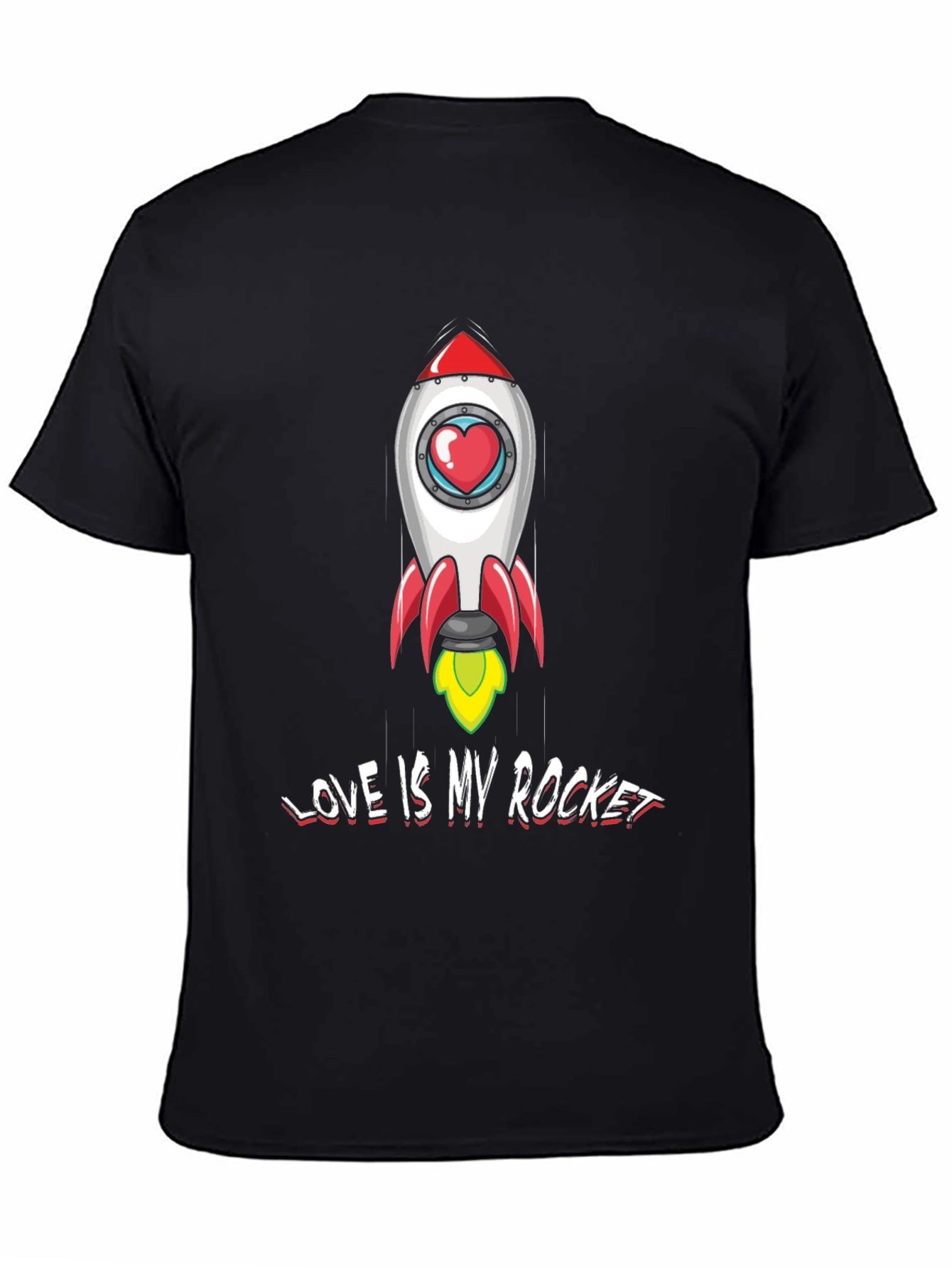 Love is My Rocket Graphic Tee - Unisex