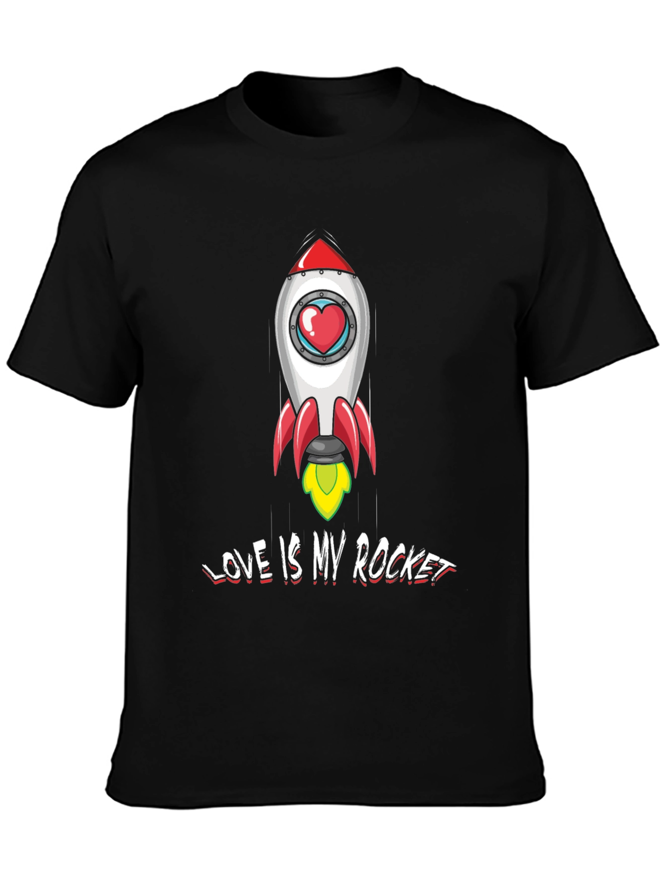 Love is My Rocket Graphic Tee - Unisex
