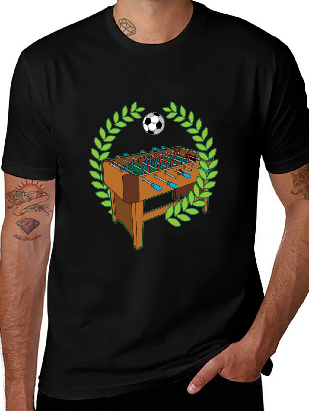 Foosball T-Shirt - Table Soccer Graphic Tee