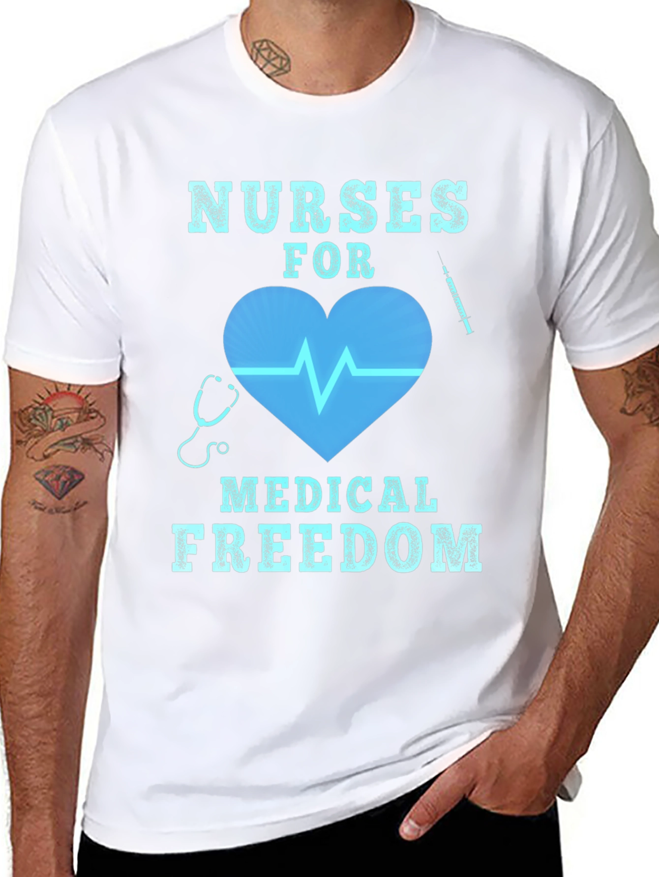 Nurses for Medical Freedom Graphic T-Shirt