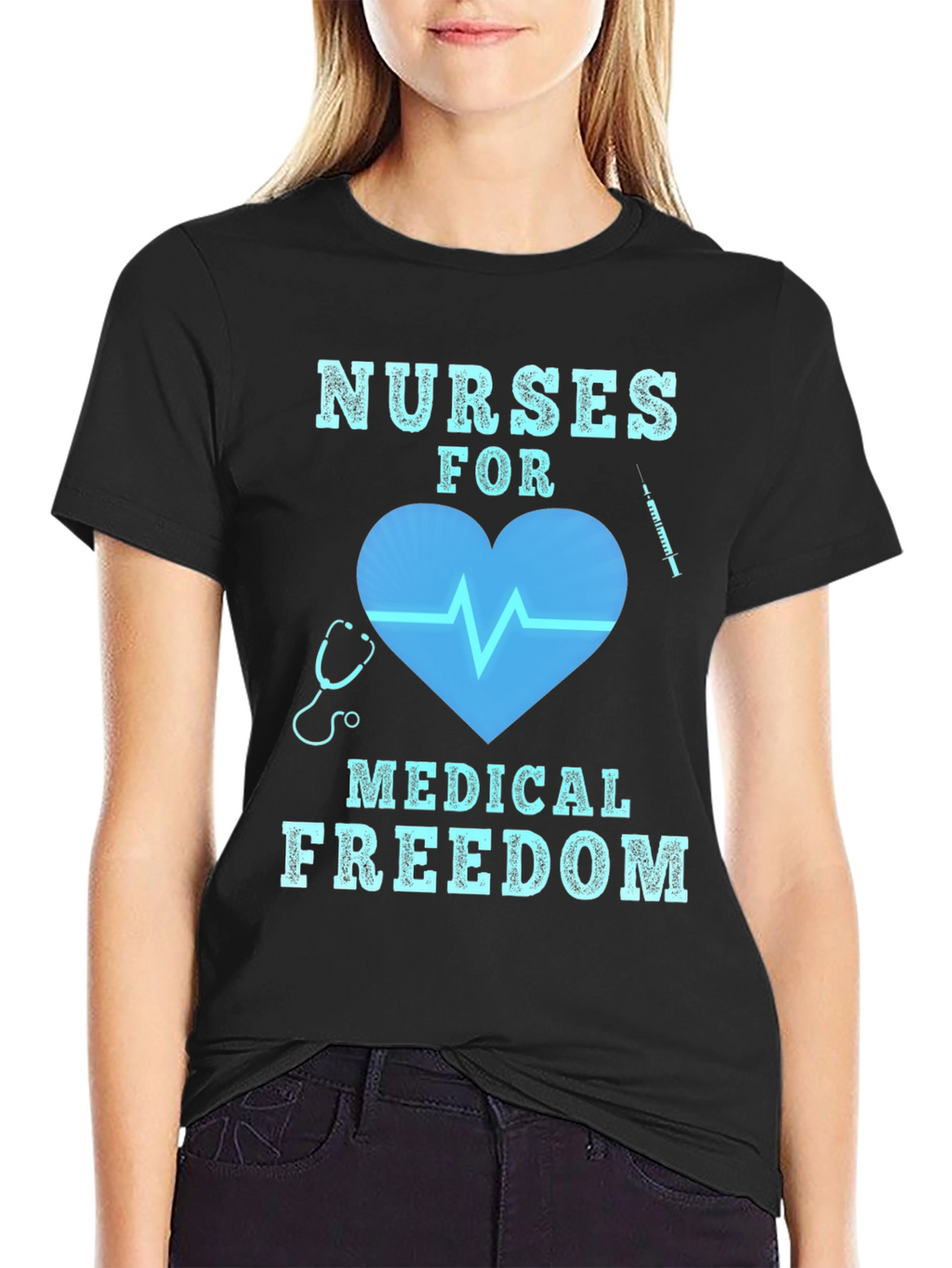 Nurses for Medical Freedom Graphic T-Shirt