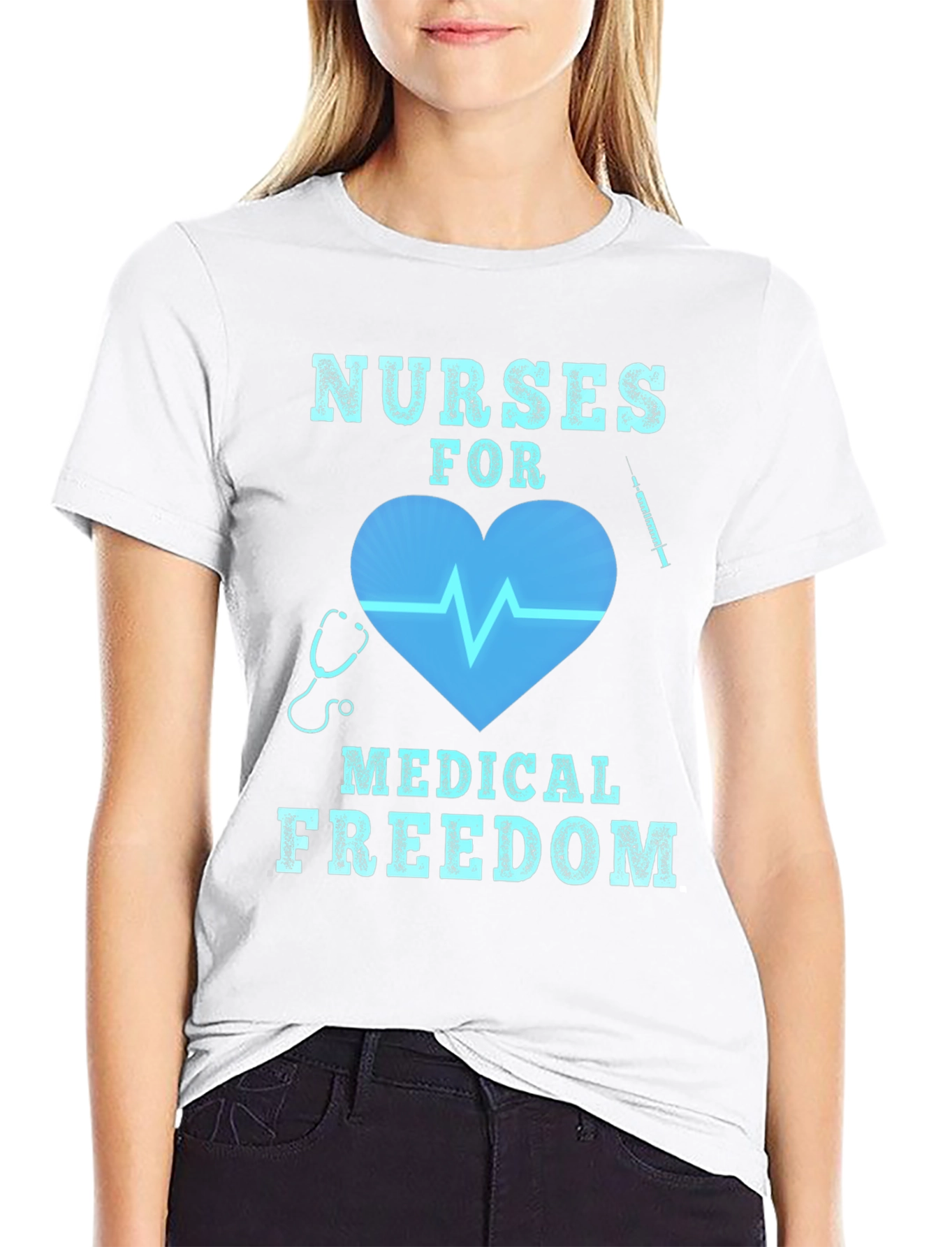 Nurses for Medical Freedom Graphic T-Shirt