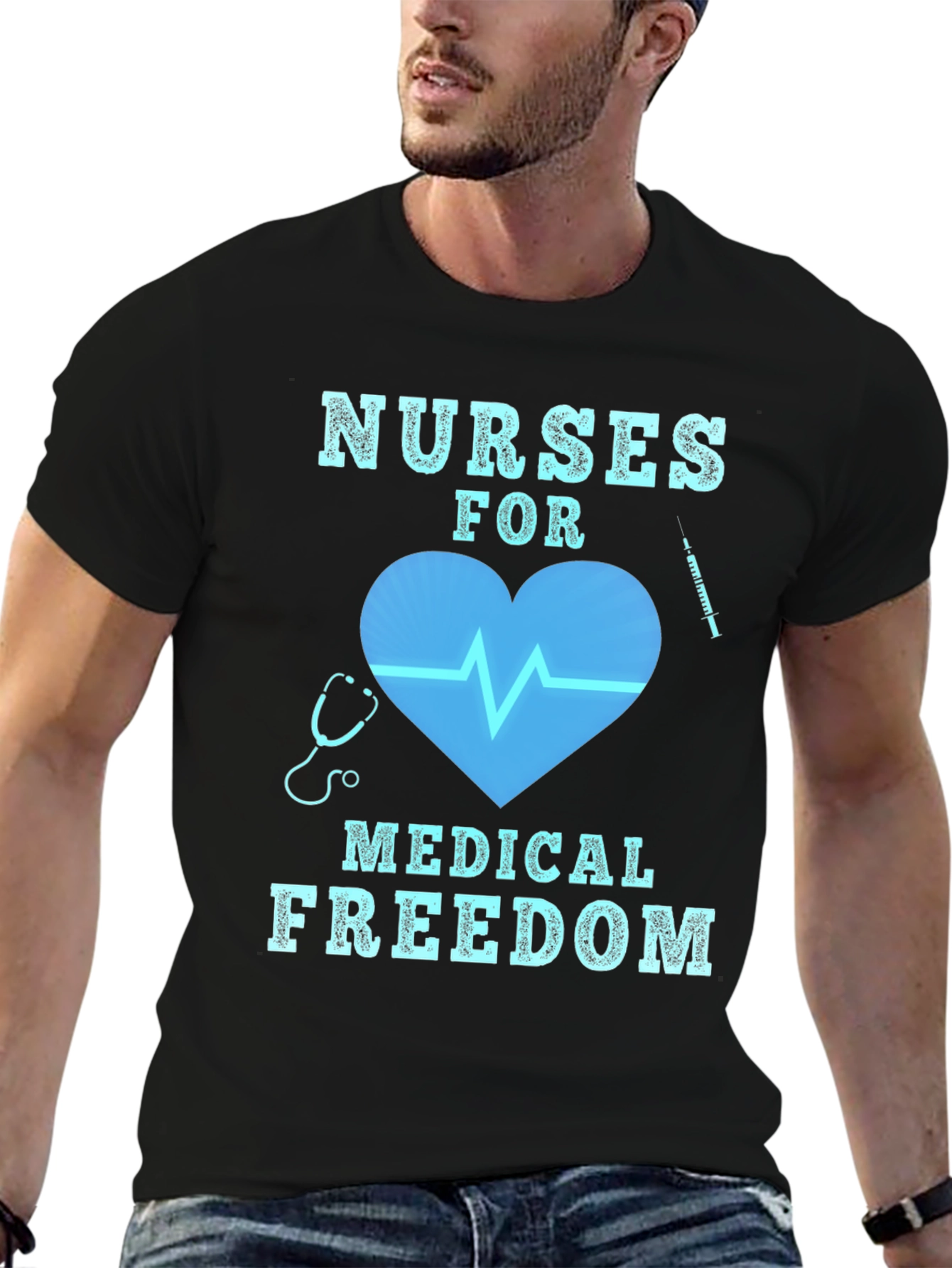 Nurses for Medical Freedom Graphic T-Shirt