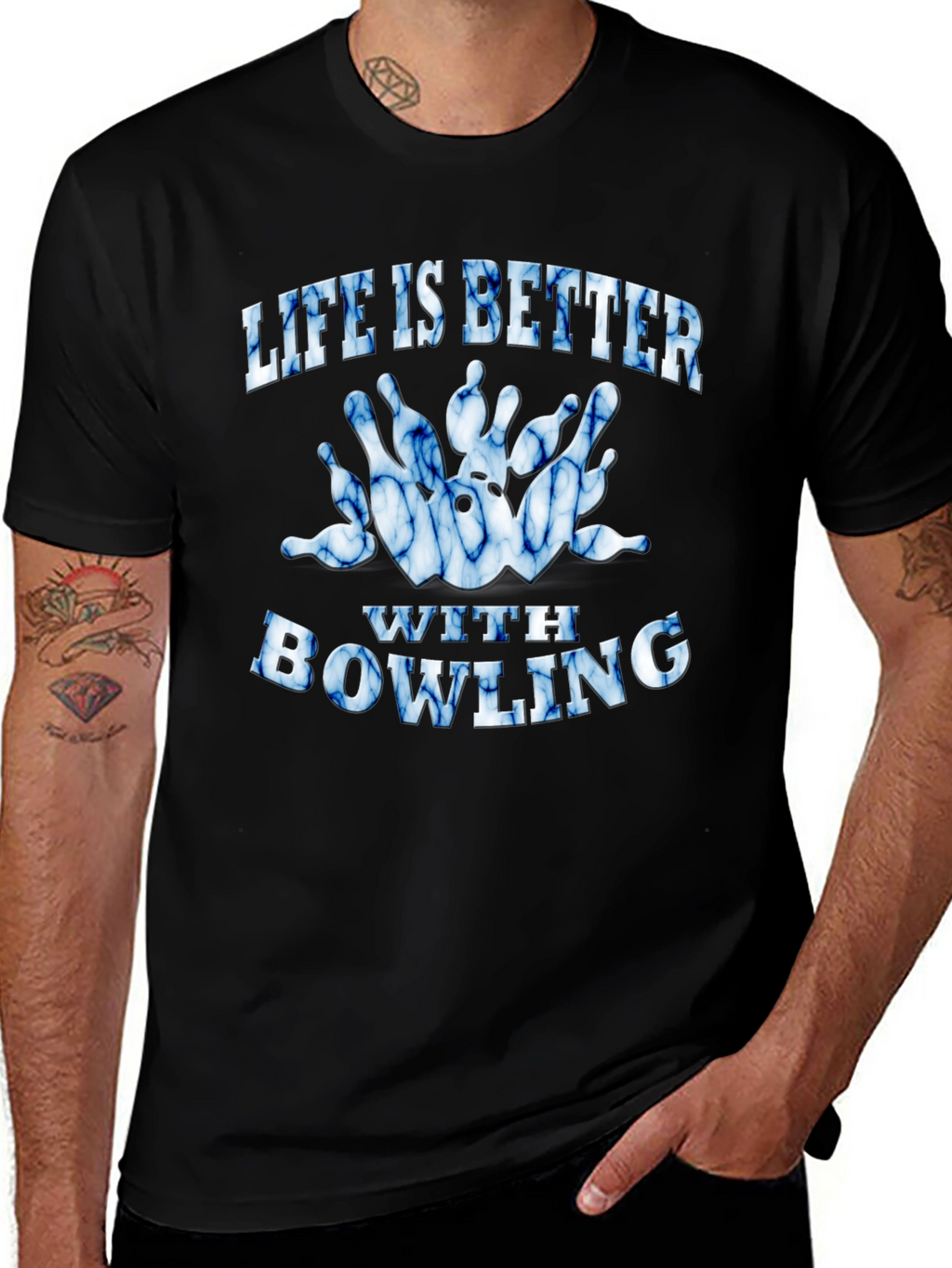 Life is Better With Bowling T-Shirt