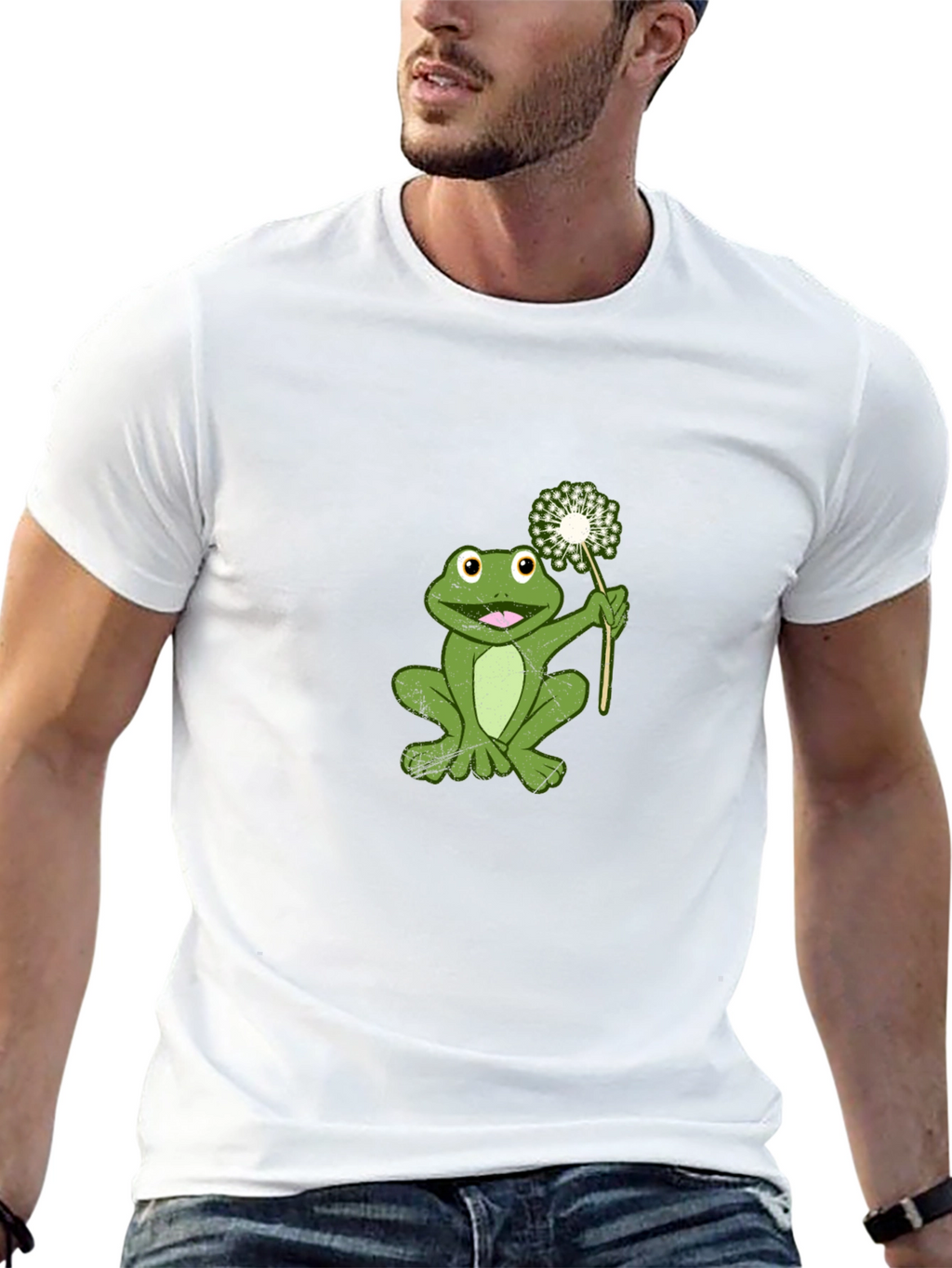 Frog with Dandelion T-Shirt