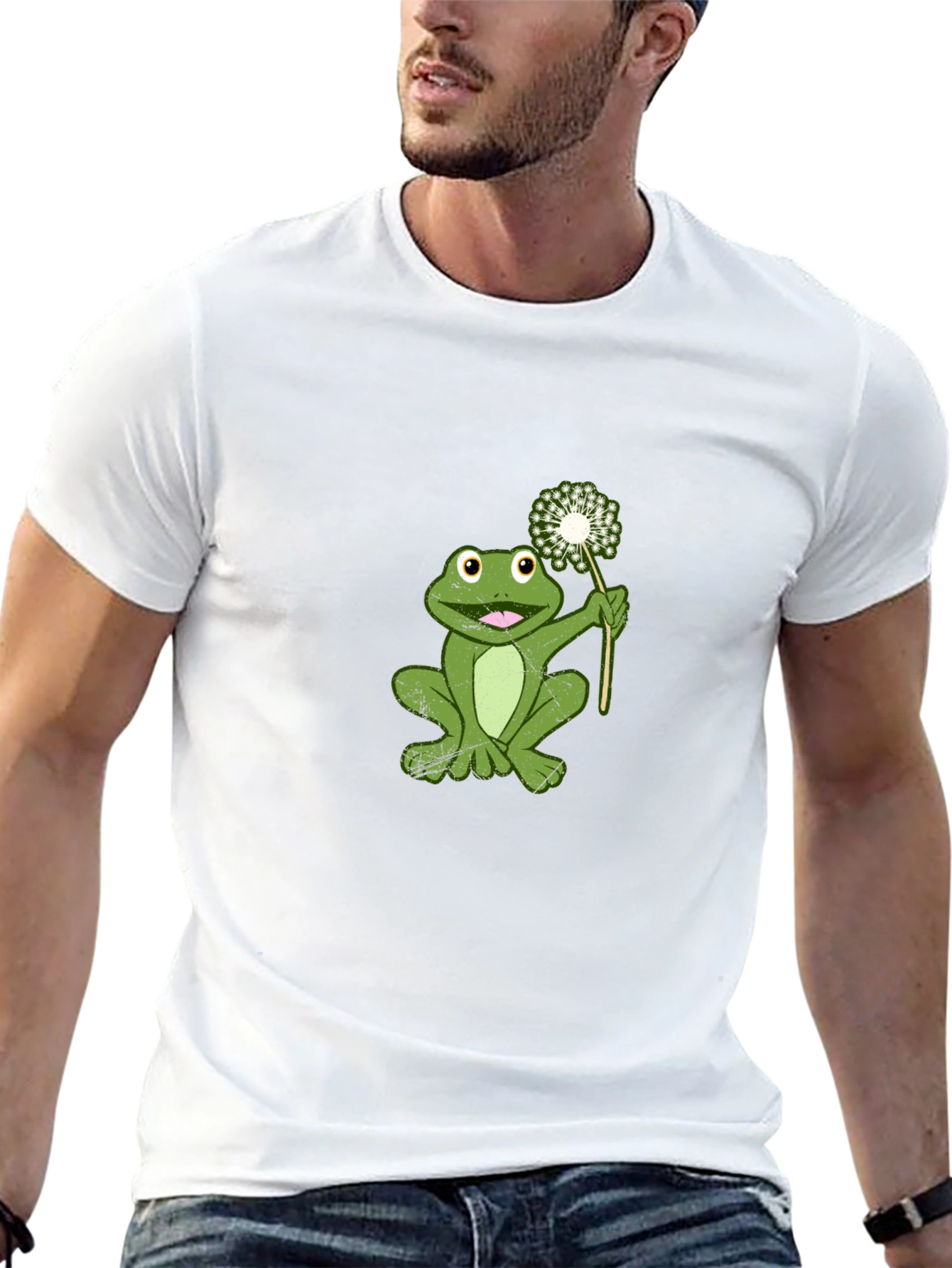 Frog with Dandelion T-Shirt