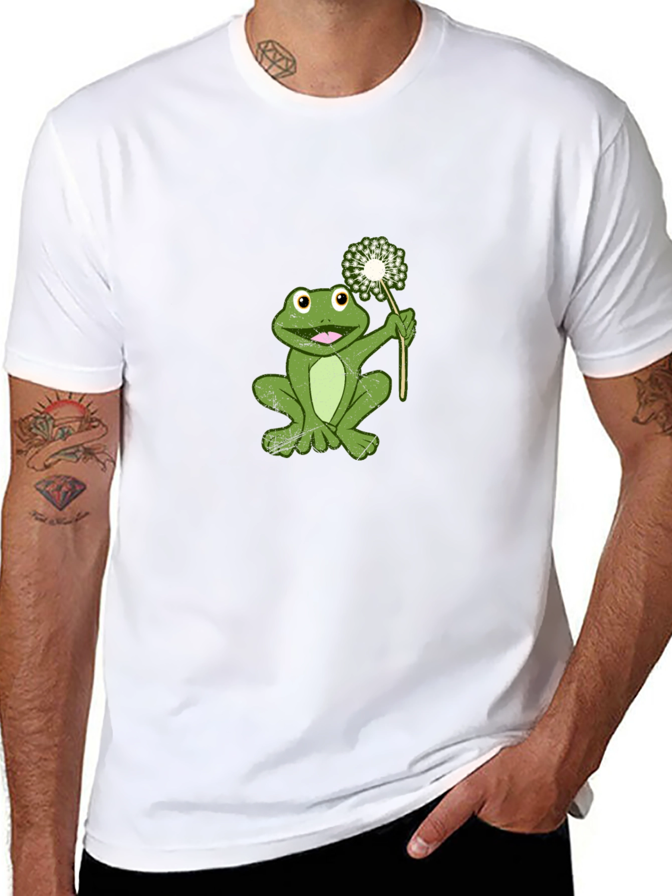 Frog with Dandelion T-Shirt