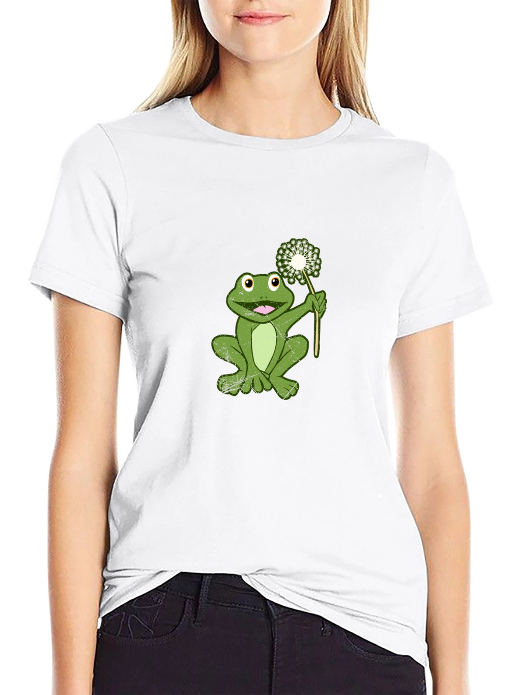 Frog with Dandelion T-Shirt