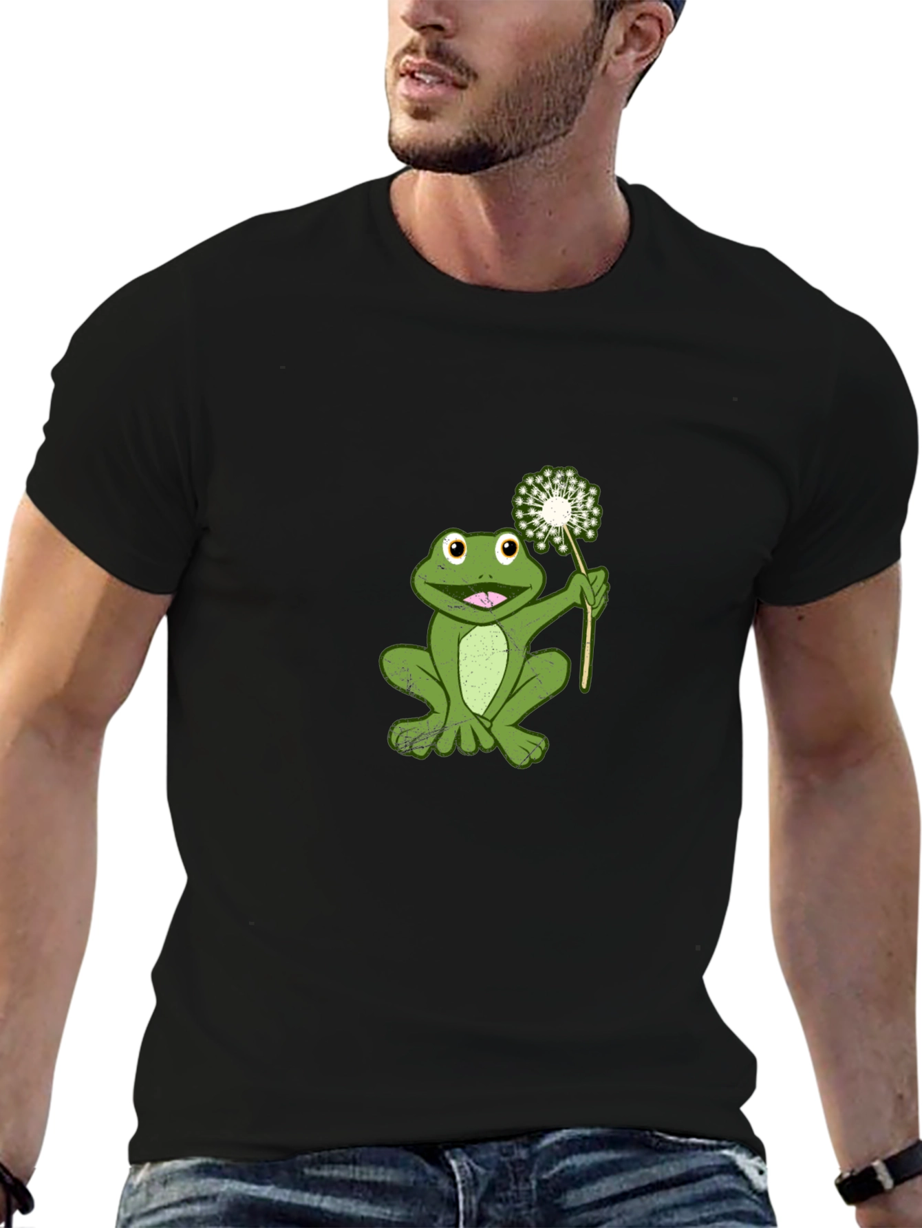 Frog with Dandelion T-Shirt