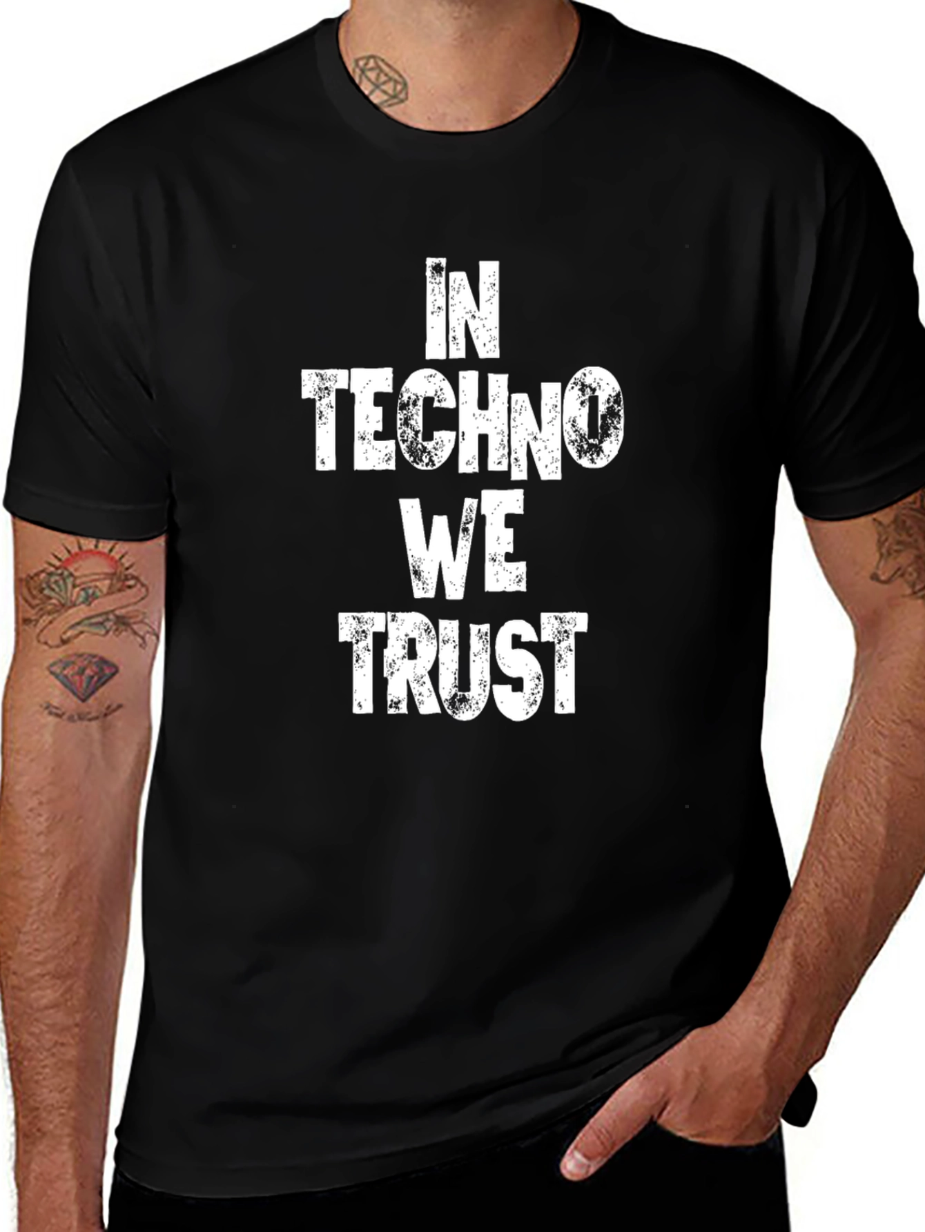In Techno We Trust Graphic Tee