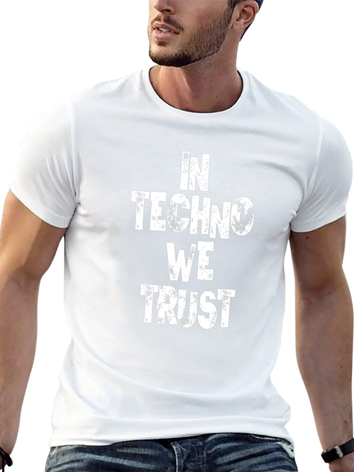 In Techno We Trust Graphic Tee