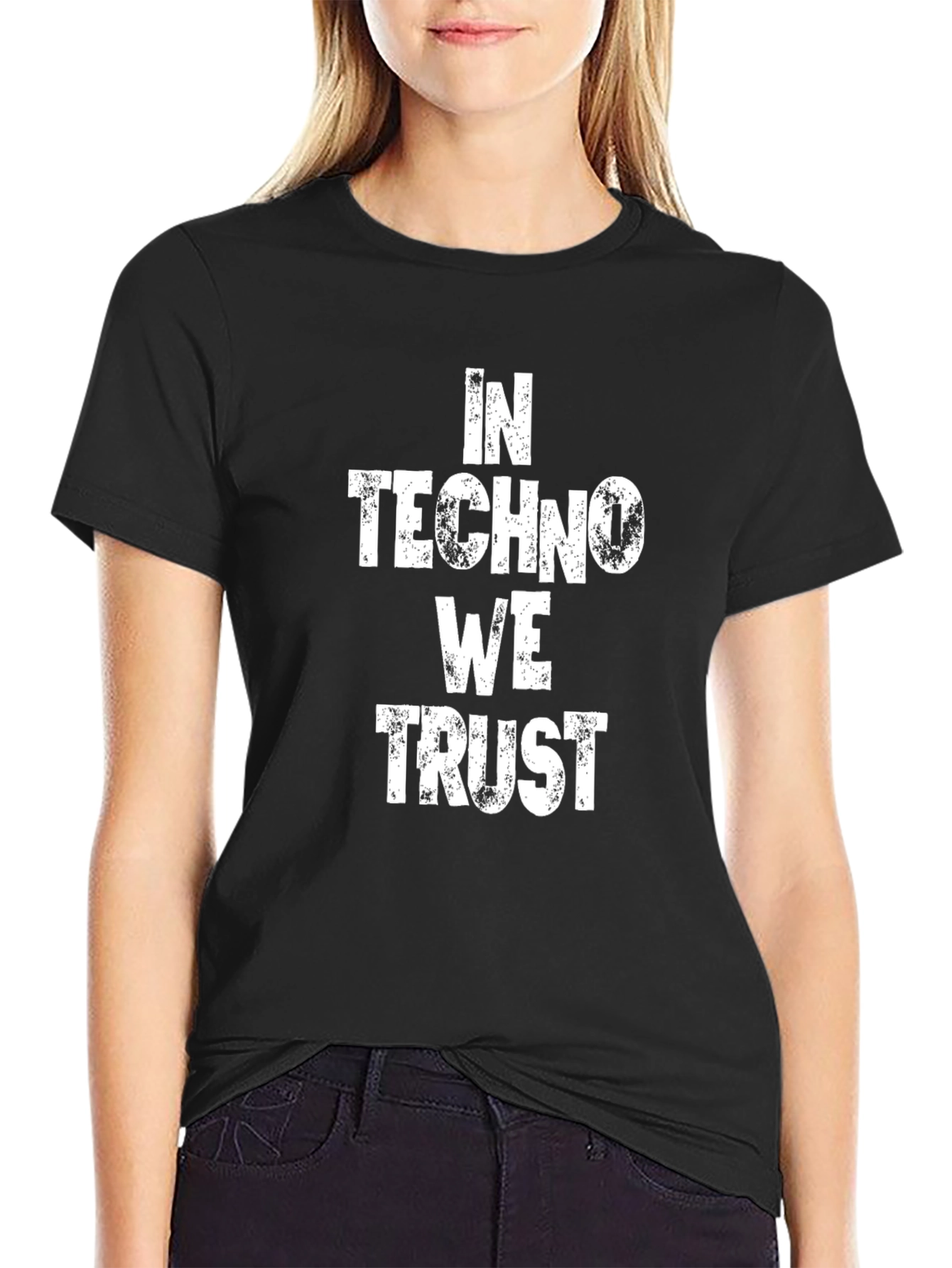In Techno We Trust Graphic Tee