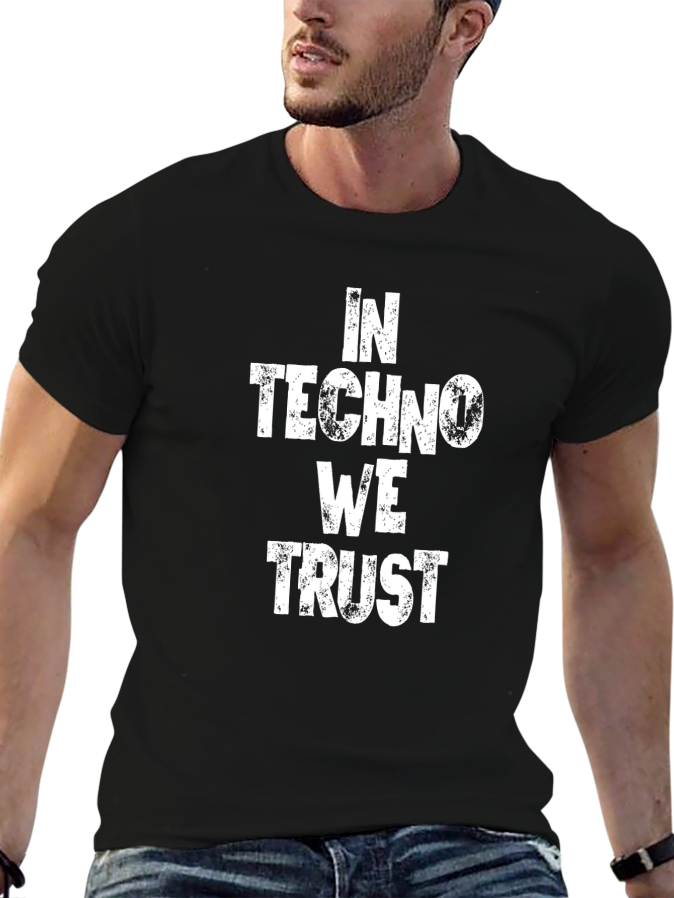 In Techno We Trust Graphic Tee