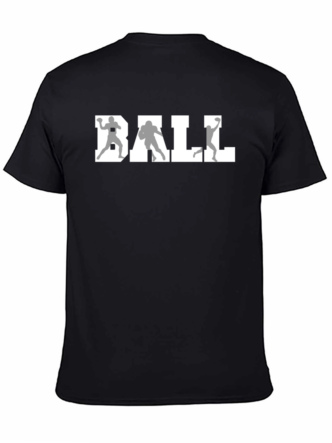 Football Player Silhouette T-Shirt