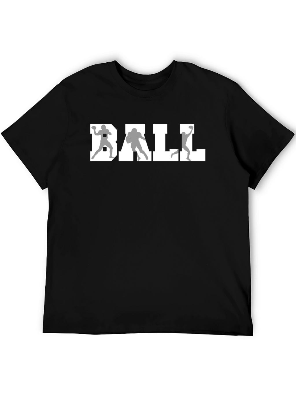 Football Player Silhouette T-Shirt