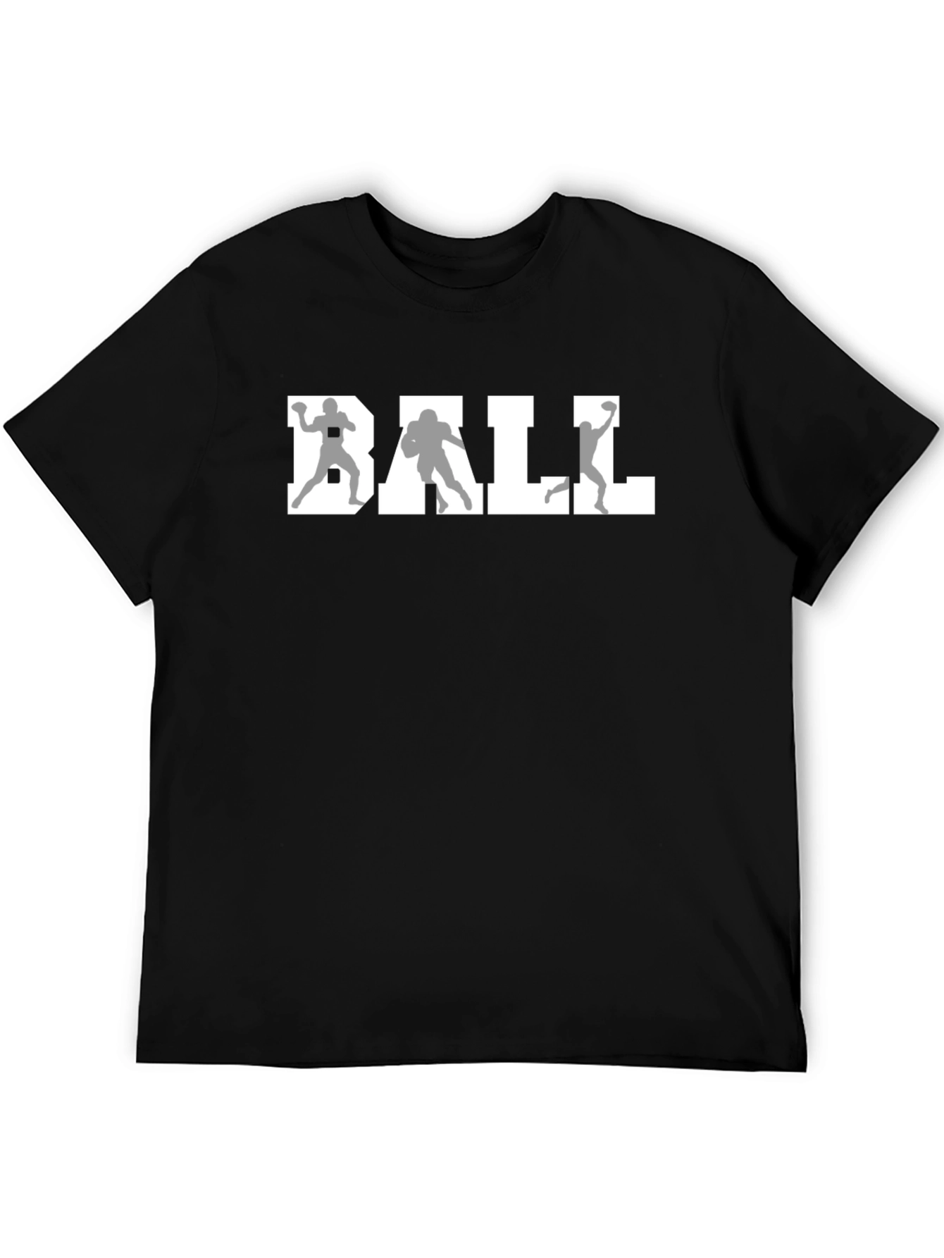 Football Player Silhouette T-Shirt