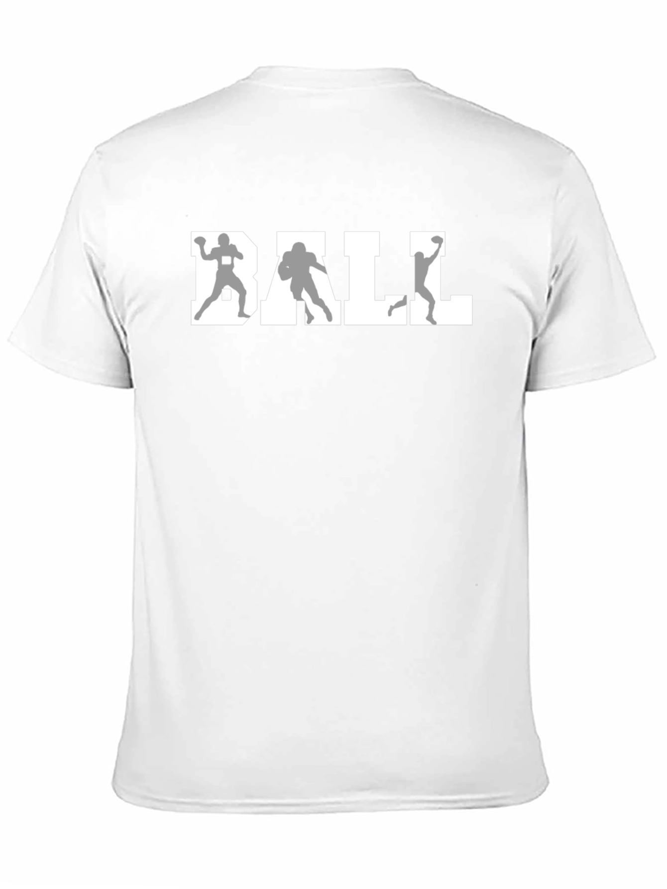 Football Player Silhouette T-Shirt