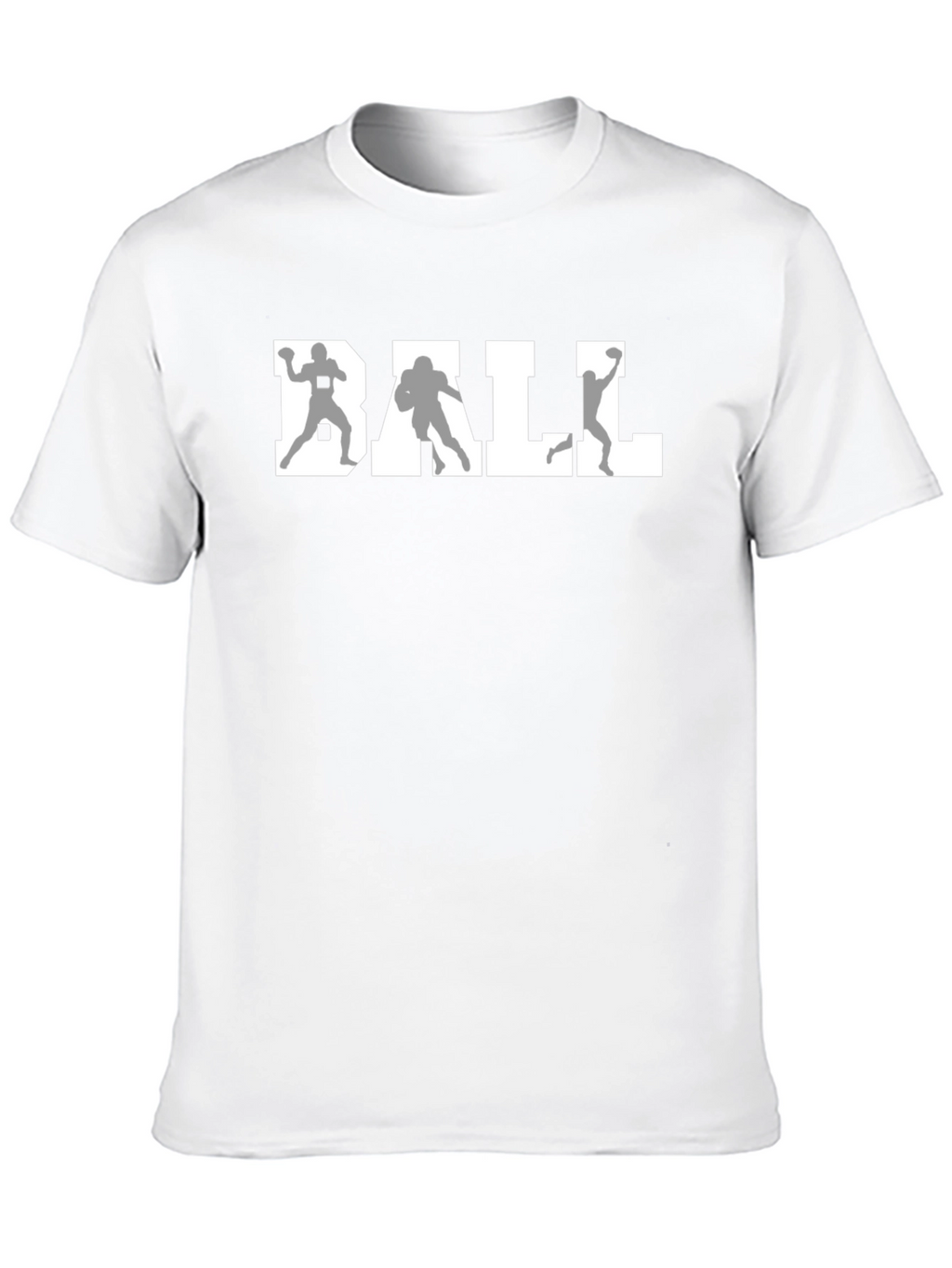 Football Player Silhouette T-Shirt