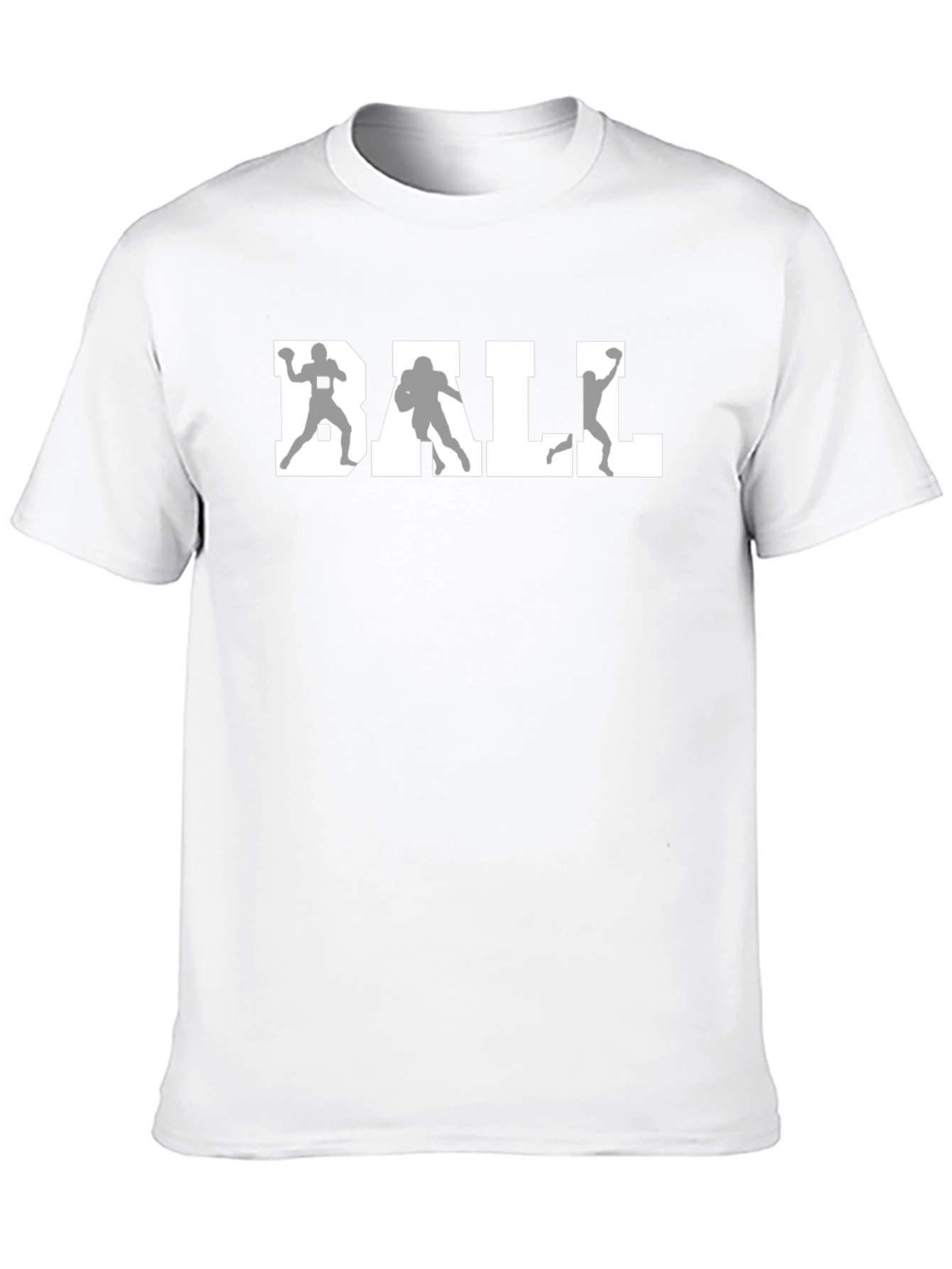 Football Player Silhouette T-Shirt