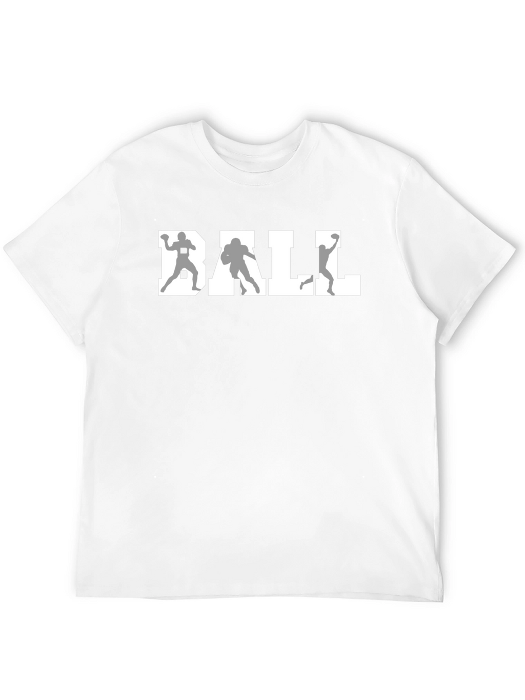 Football Player Silhouette T-Shirt