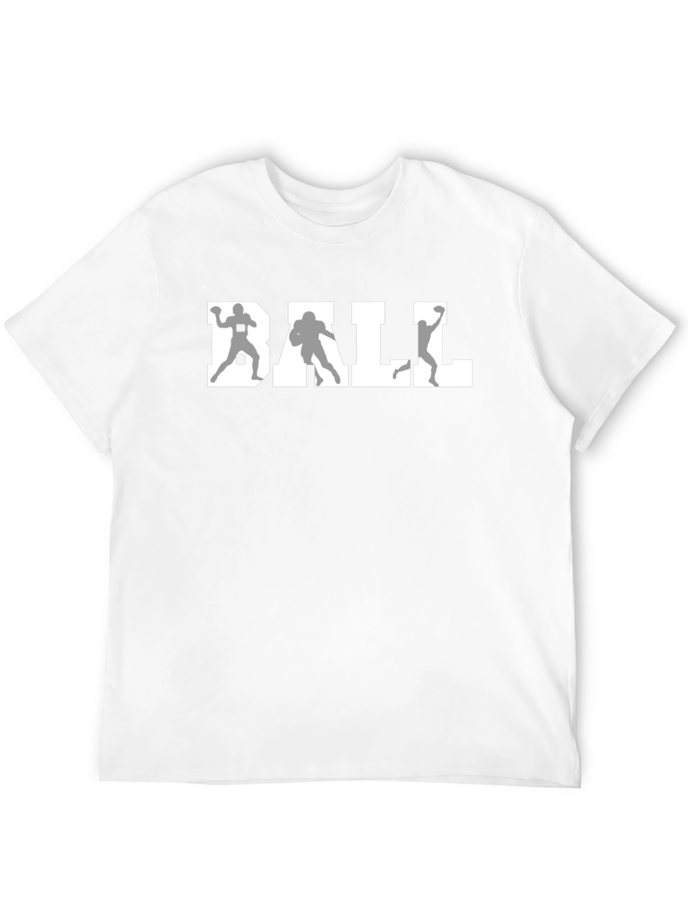 Football Player Silhouette T-Shirt