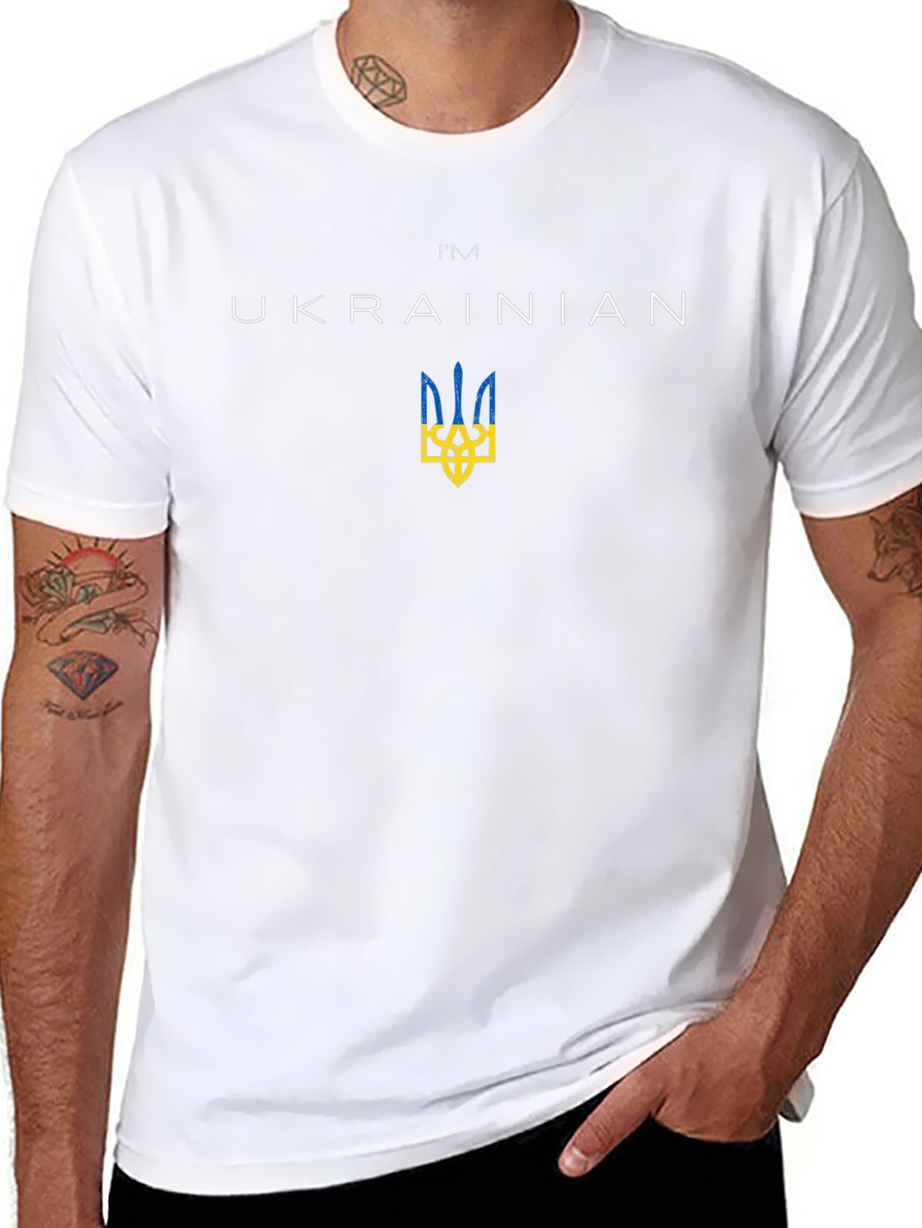 Im Ukrainian Black T-Shirt