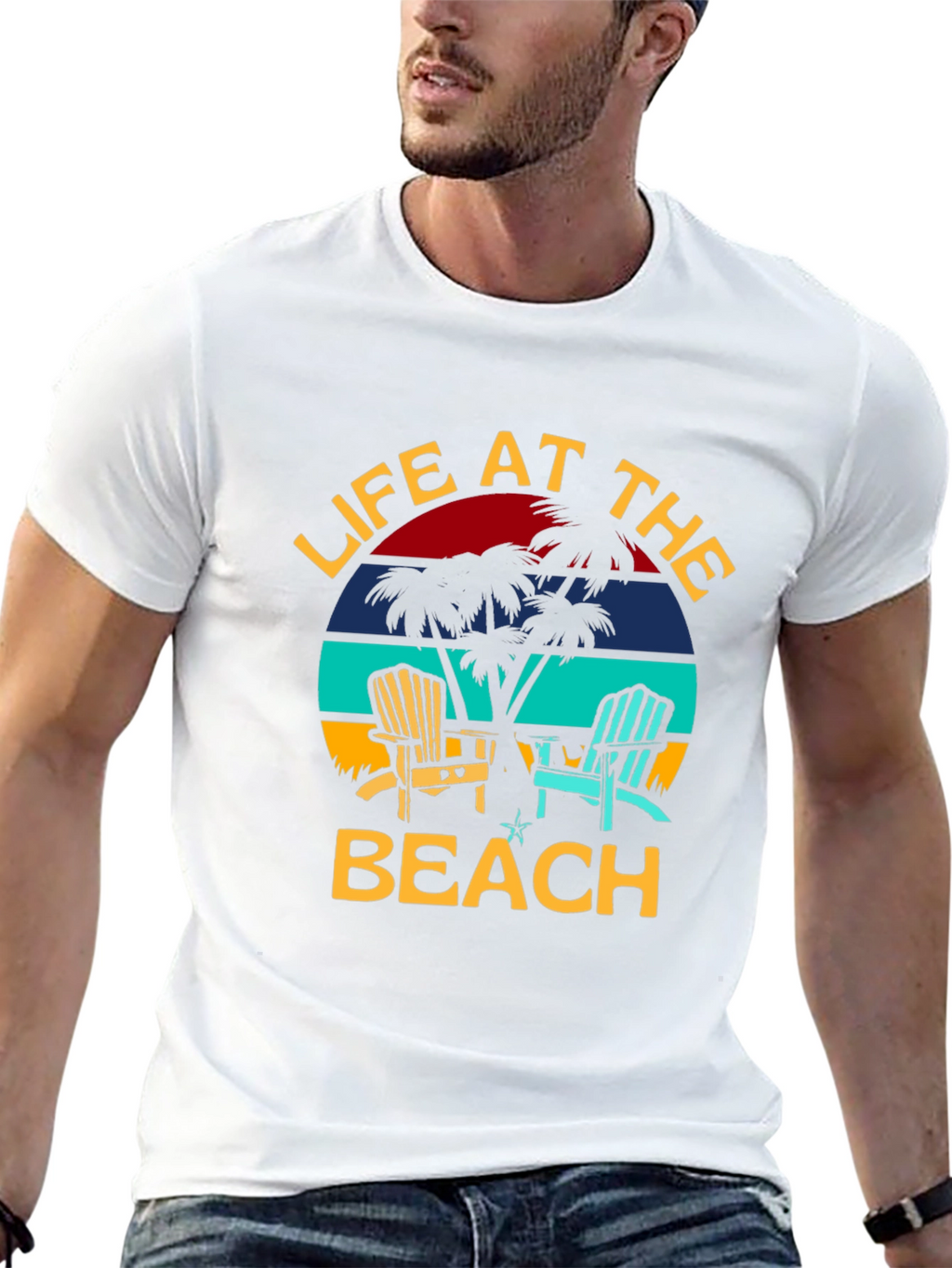 Life at the Beach Graphic T-Shirt