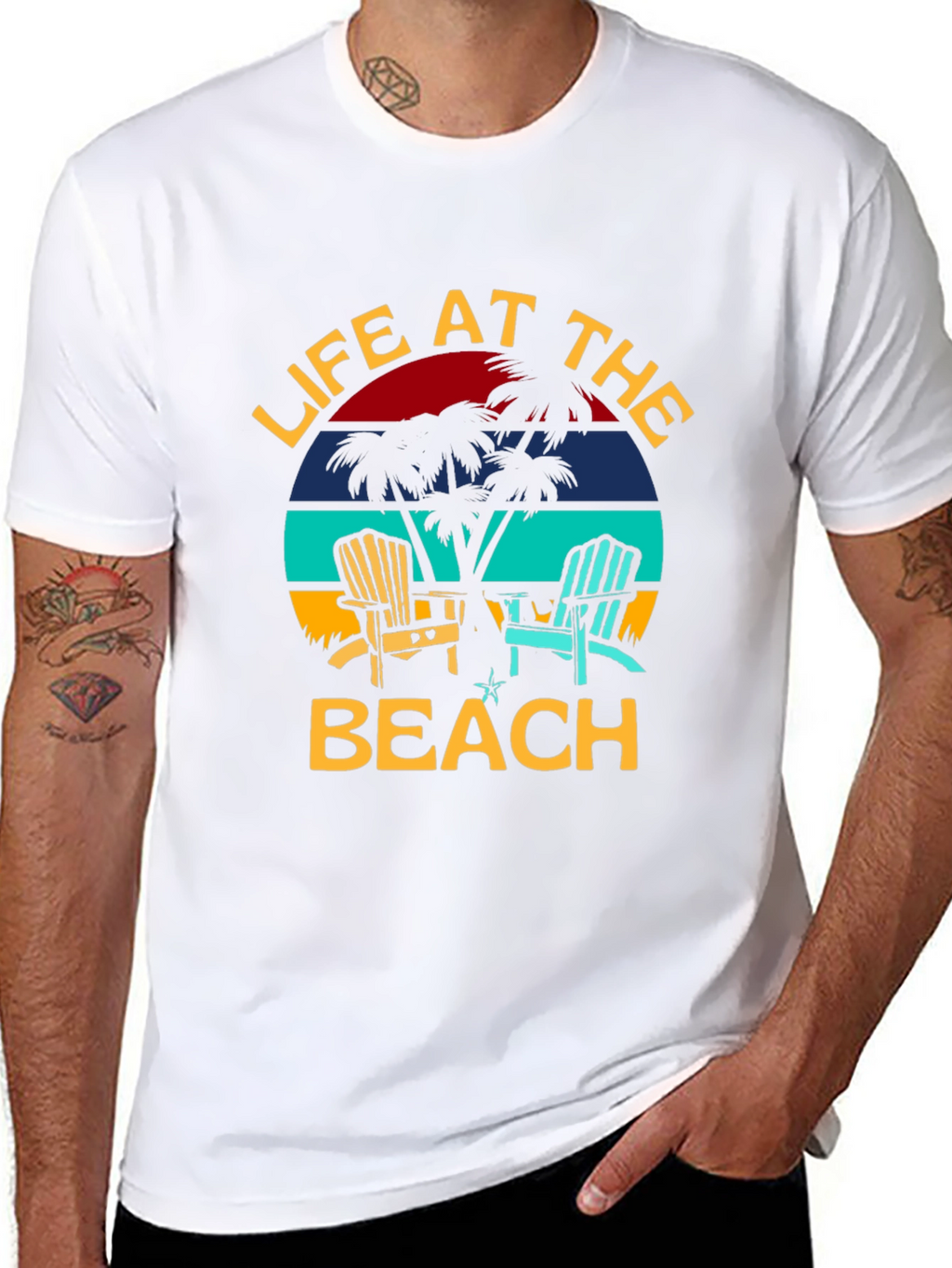 Life at the Beach Graphic T-Shirt