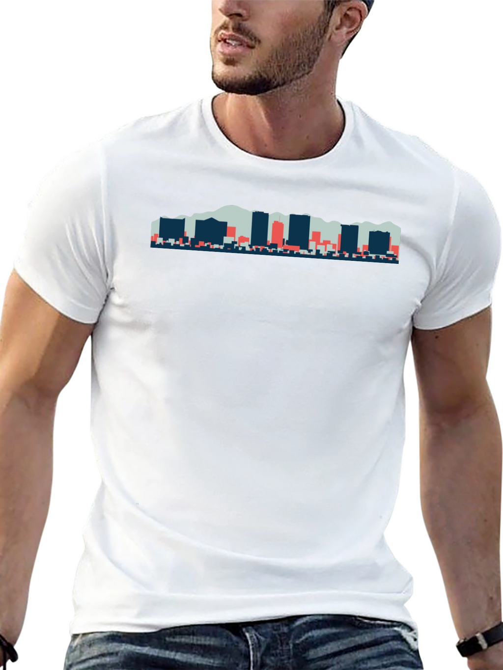 Abstract City Skyline T-Shirt