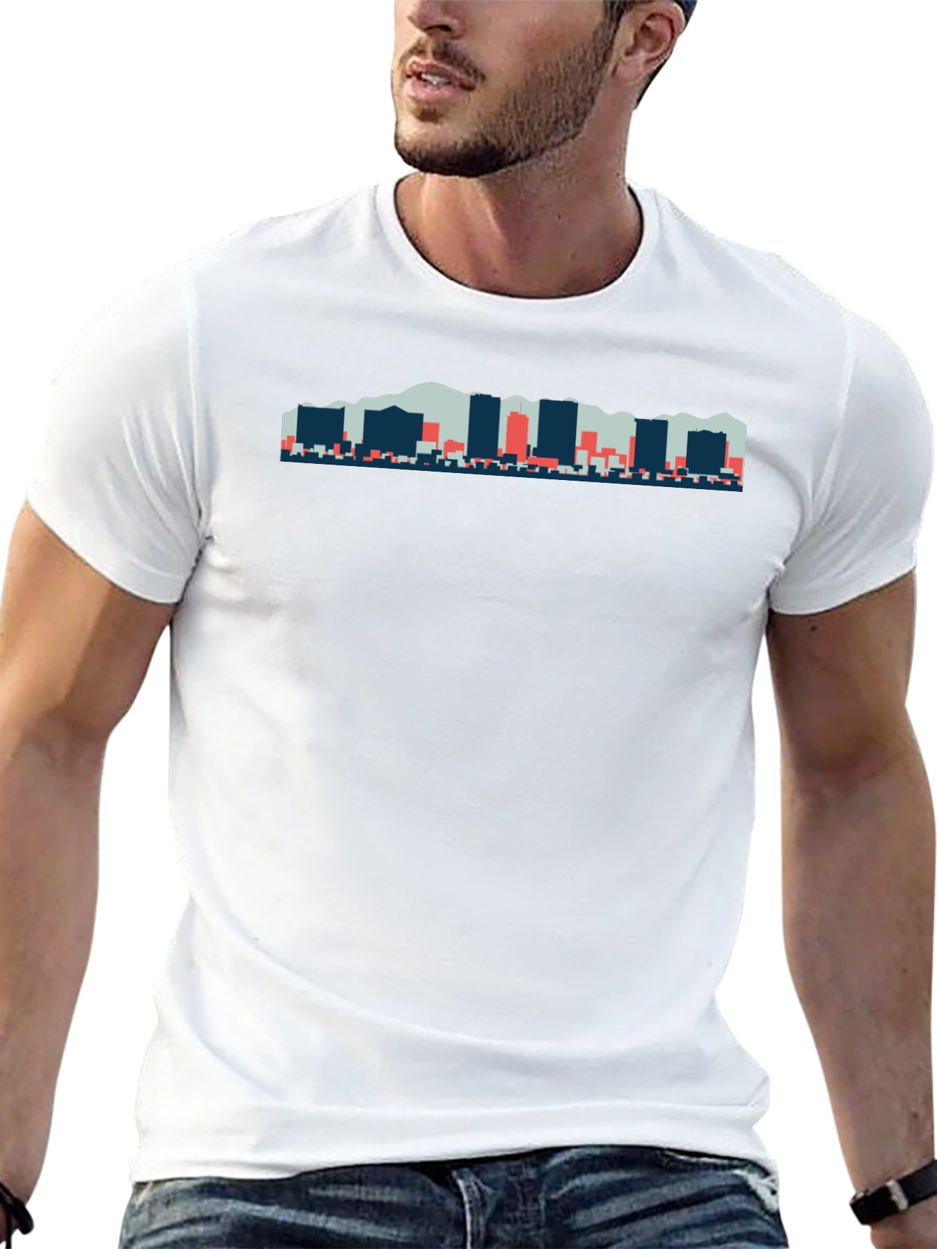 Abstract City Skyline T-Shirt
