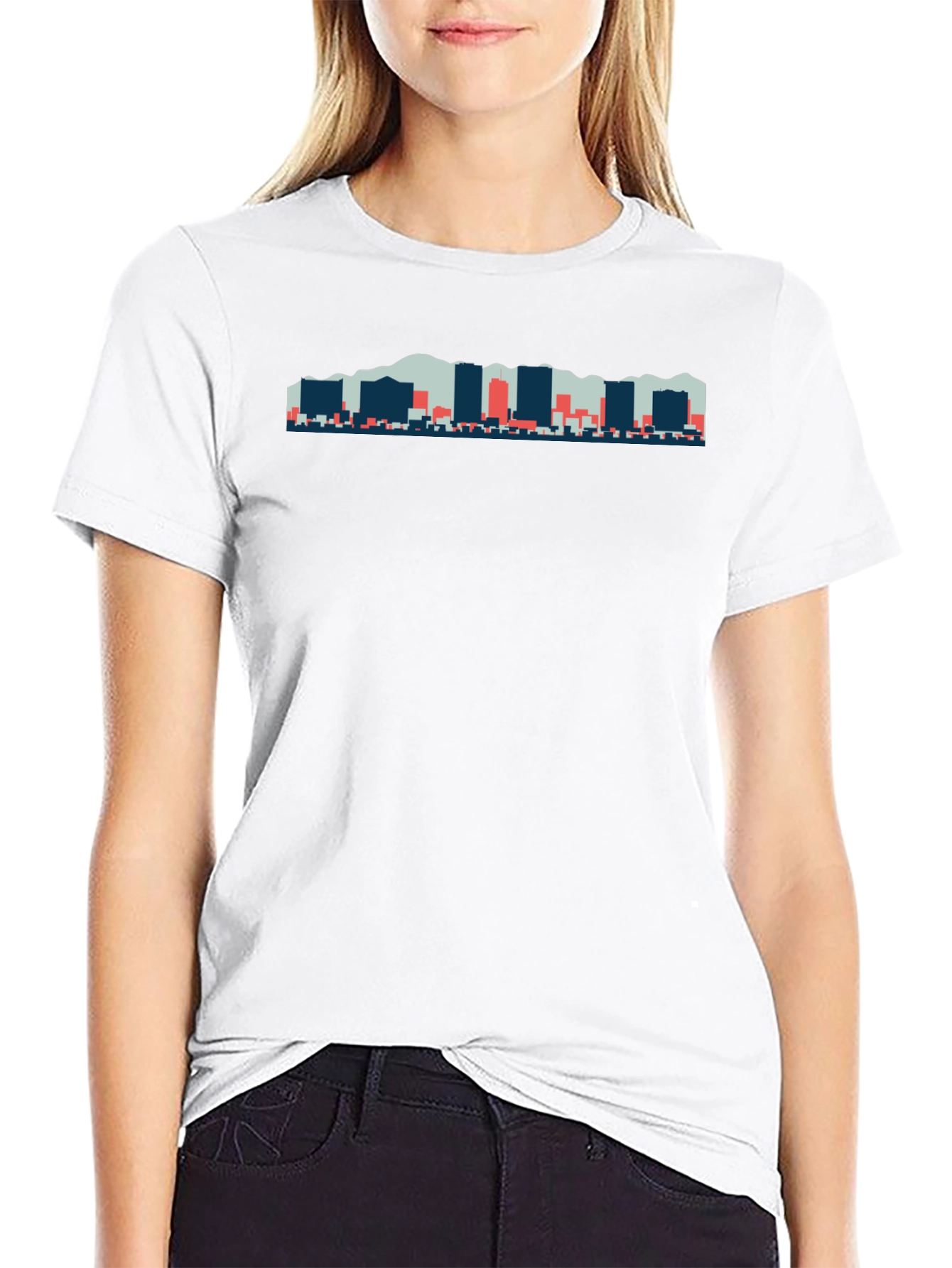 Abstract City Skyline T-Shirt