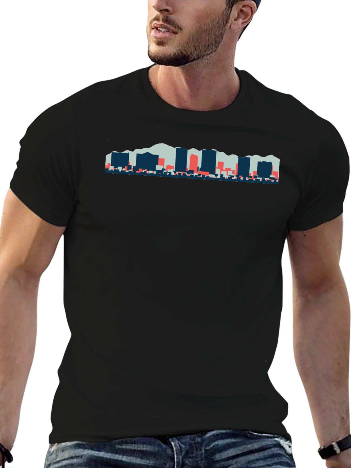 Abstract City Skyline T-Shirt