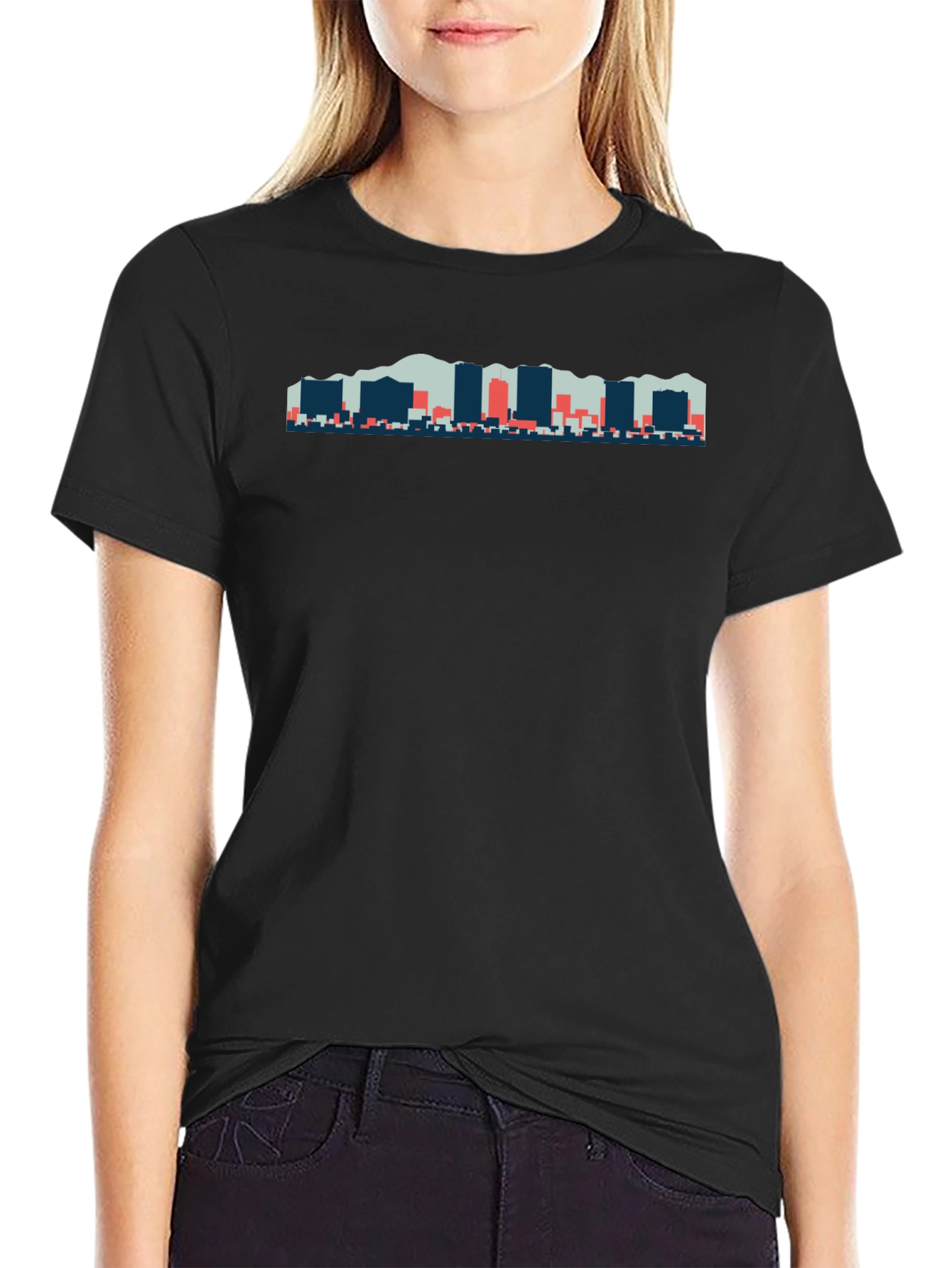 Abstract City Skyline T-Shirt
