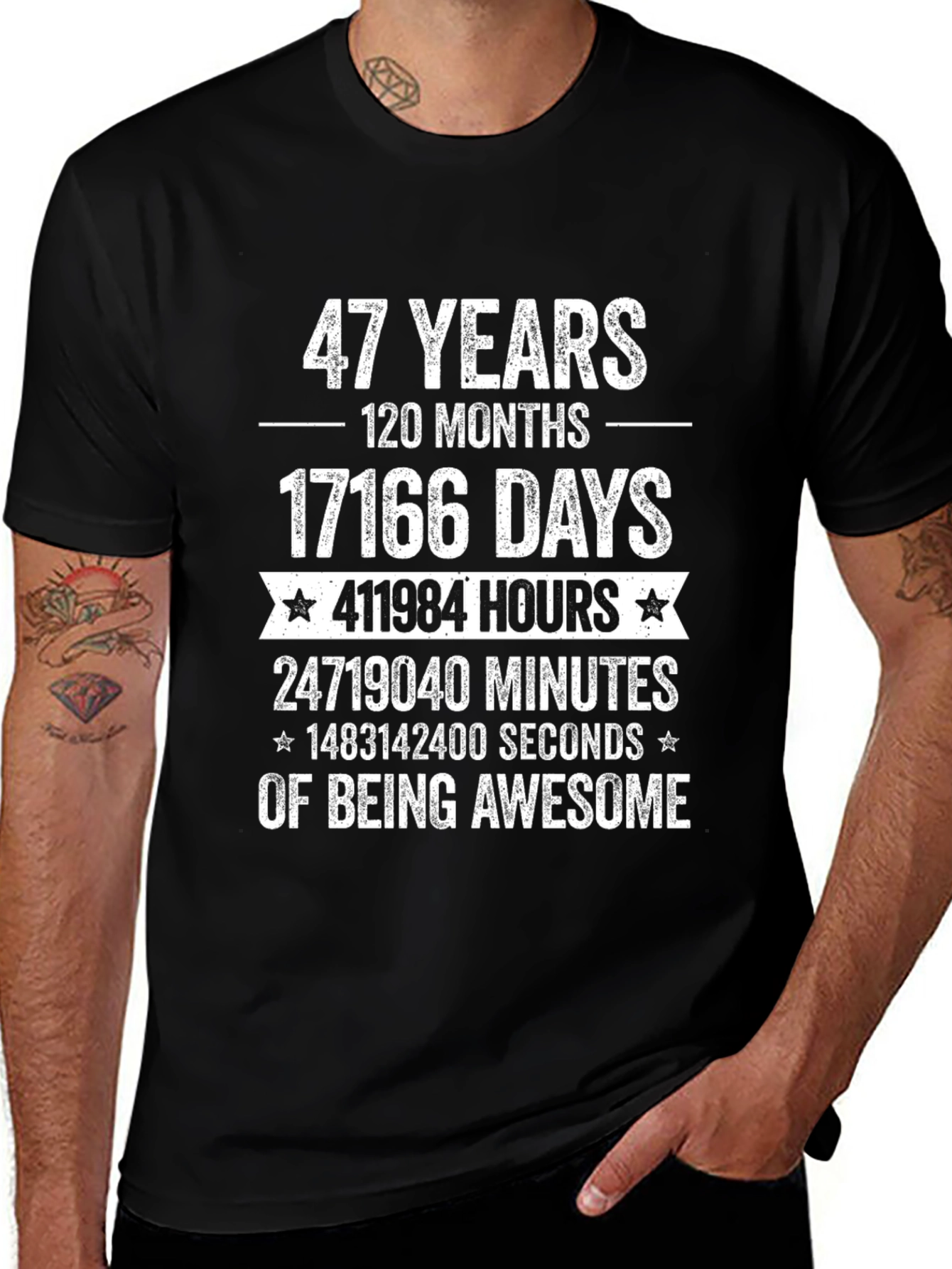 47 Years of Awesome Tee