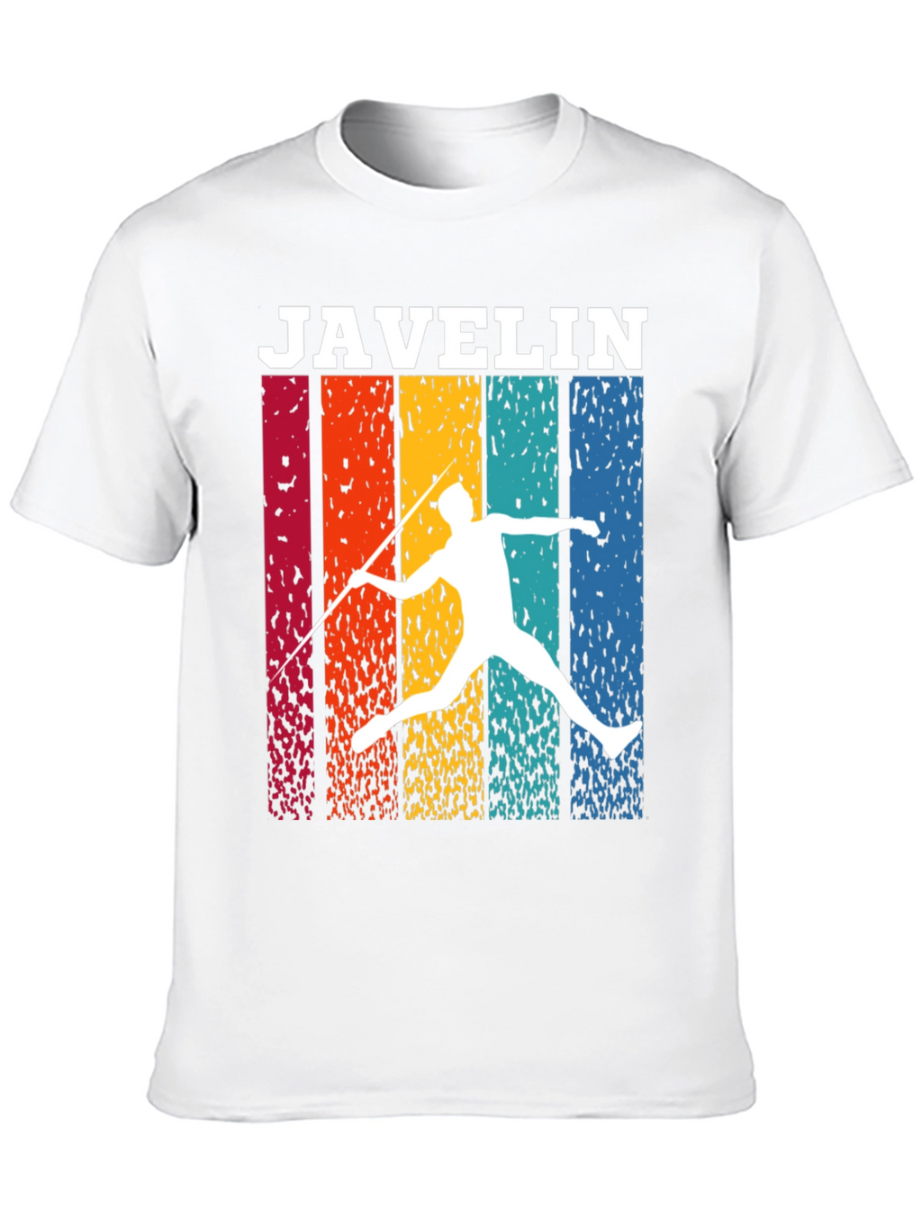 Javelin Thrower Retro Style Graphic Tee