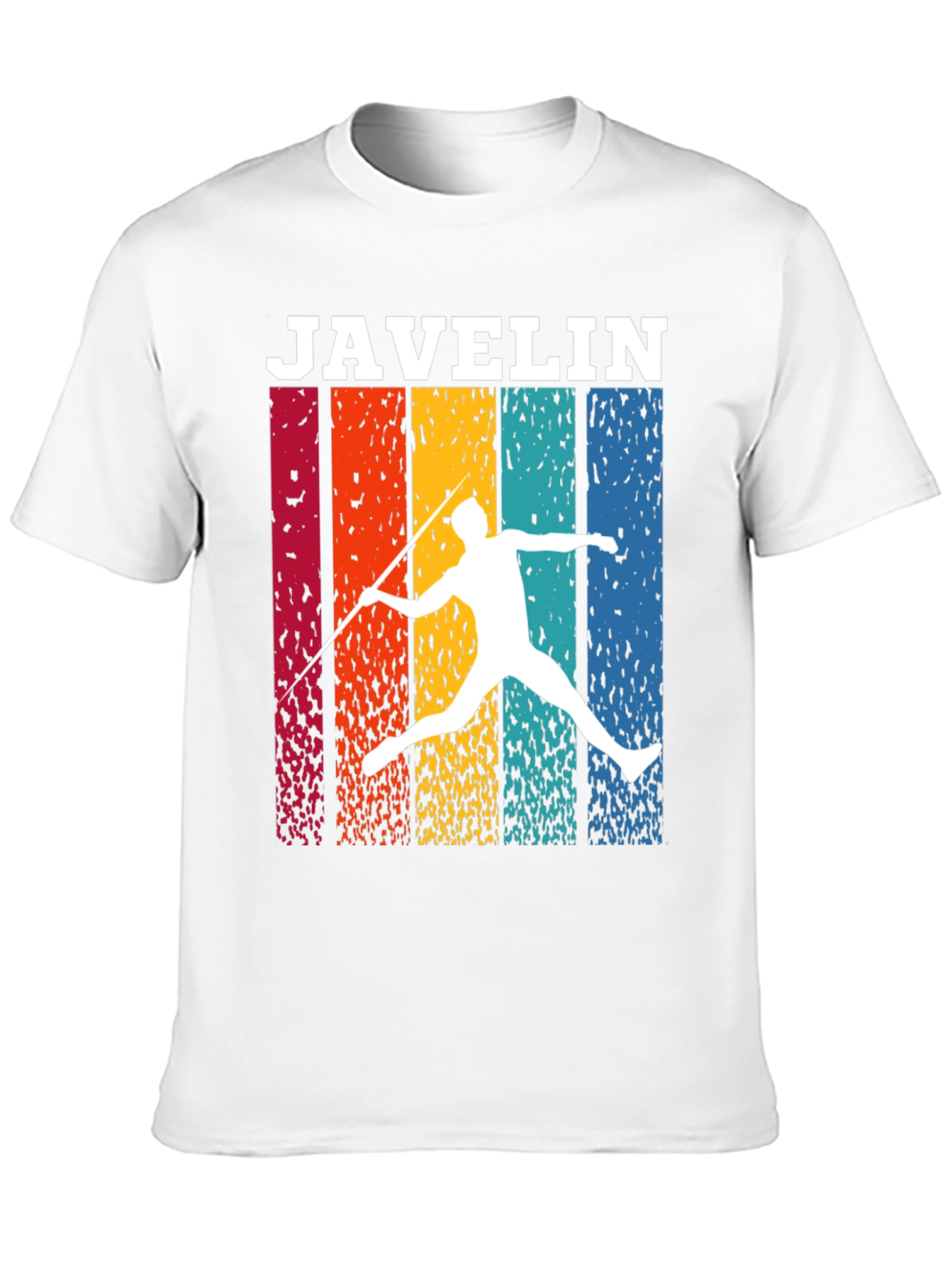 Javelin Thrower Retro Style Graphic Tee