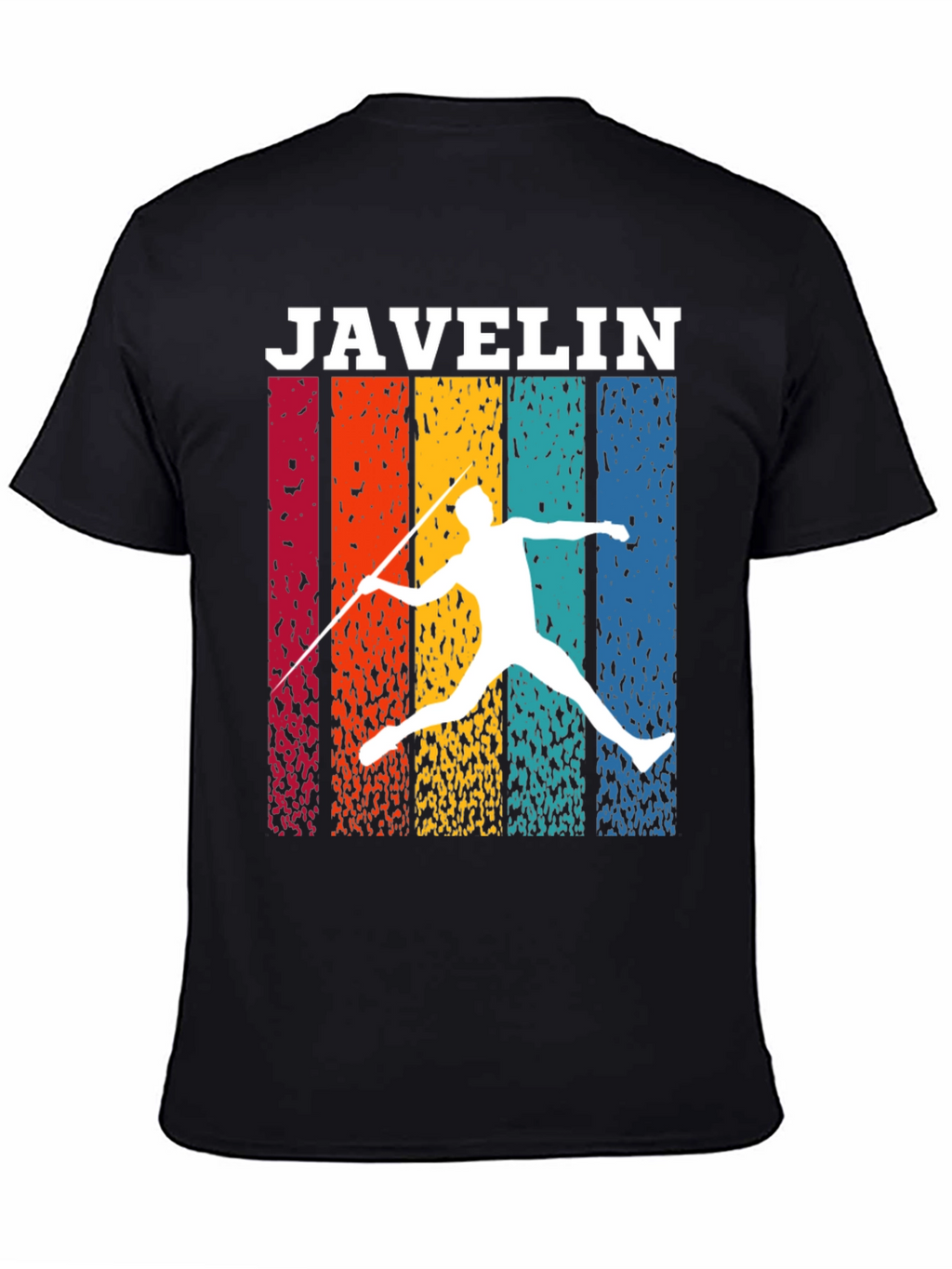 Javelin Thrower Retro Style Graphic Tee