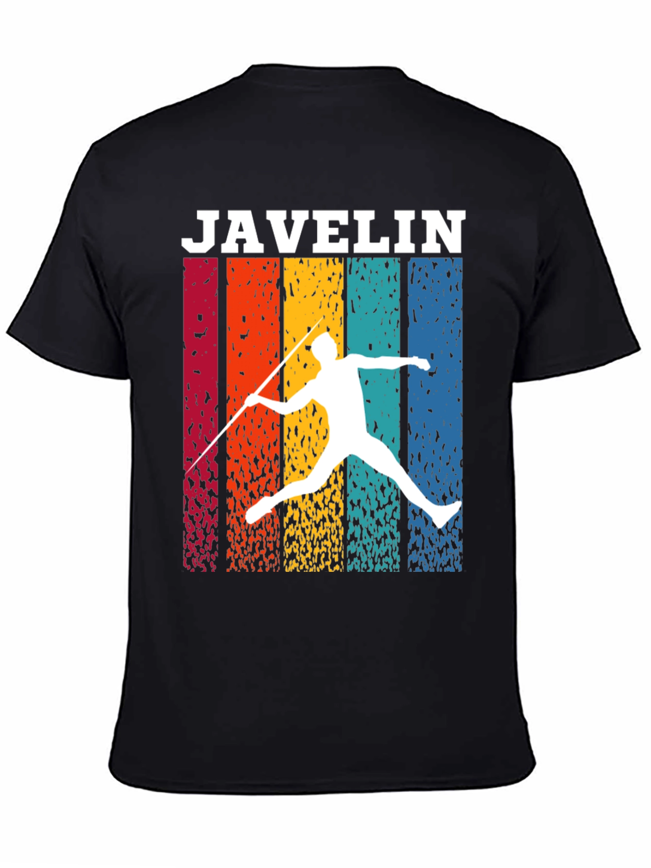 Javelin Thrower Retro Style Graphic Tee