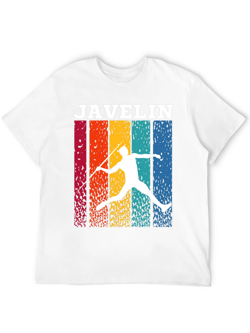 Javelin Thrower Retro Style Graphic Tee